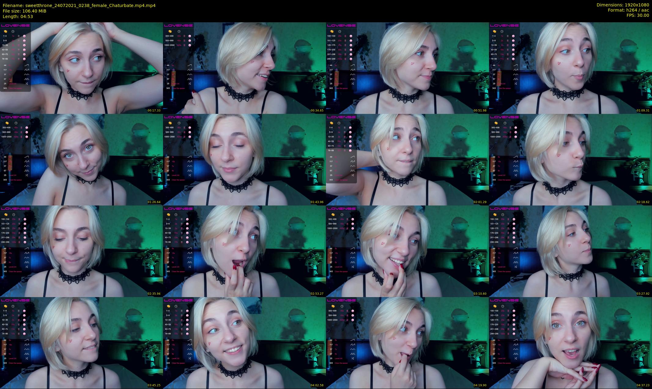 sweetthrone — 5 minute Chaturbate couple cam show recording, 1080p, Jul 24, 2021