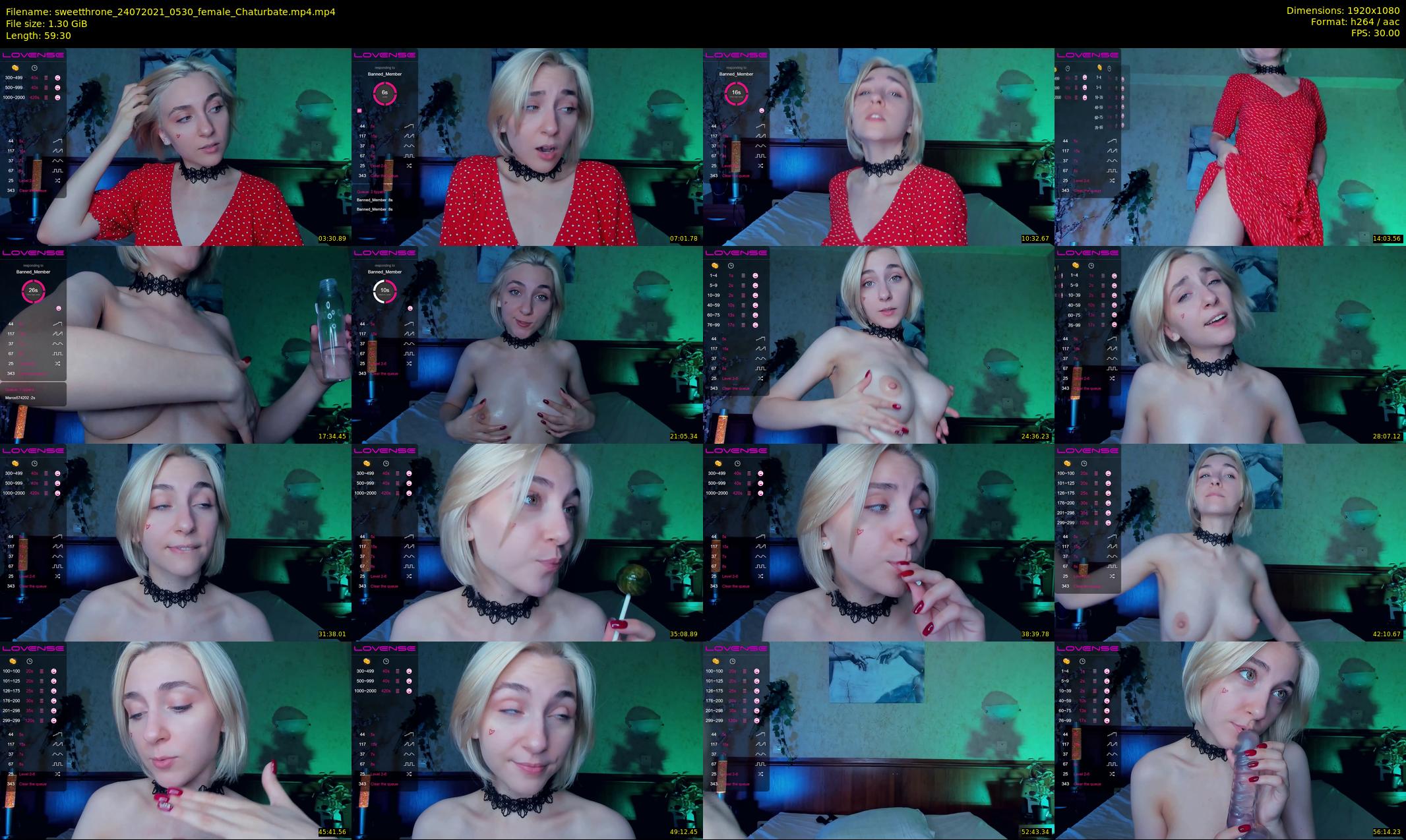 sweetthrone — 60 minute Chaturbate couple cam show recording, 1080p, Jul 24, 2021