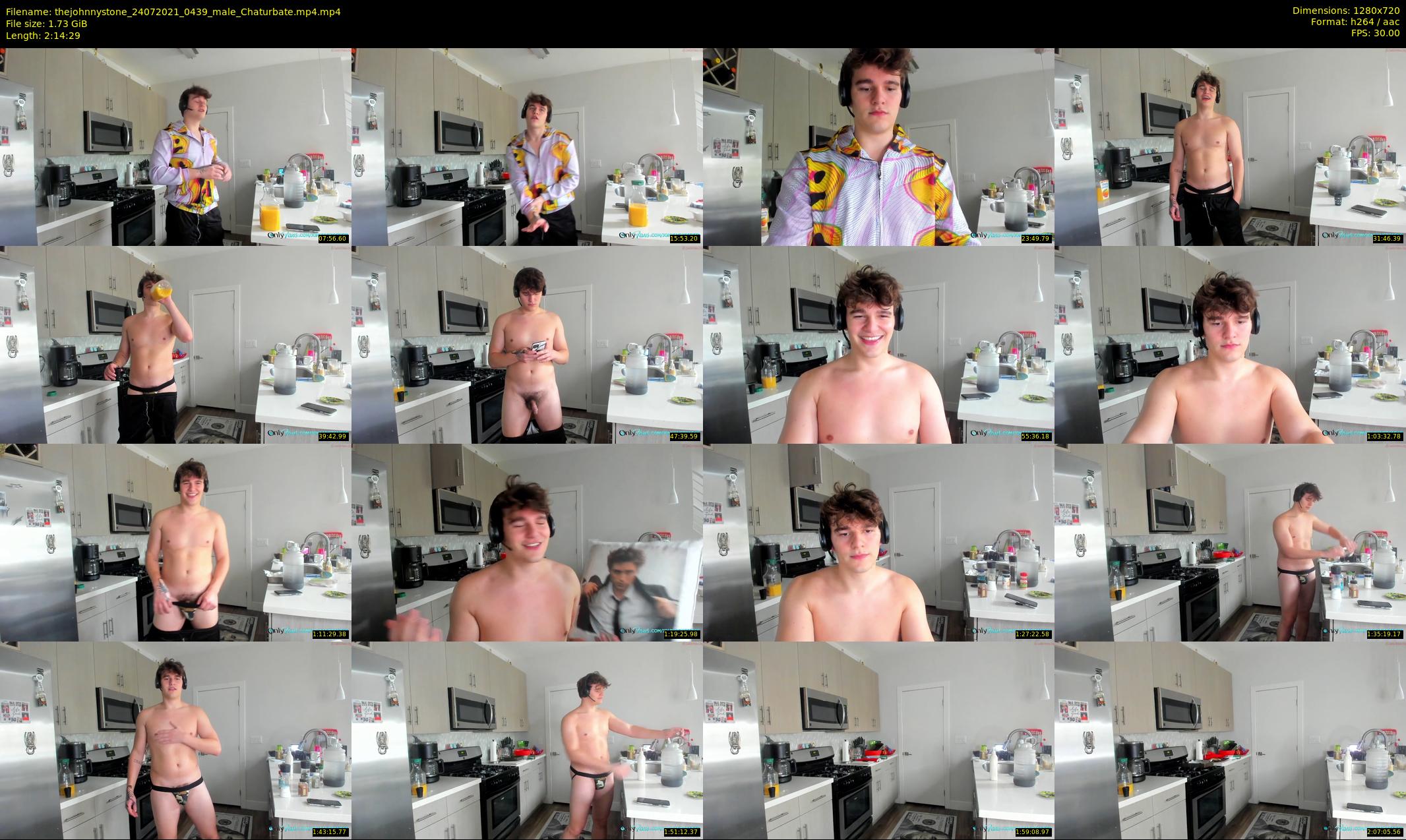 thejohnnystone — 135 minute Chaturbate male cam show recording, 720p, Jul 24, 2021