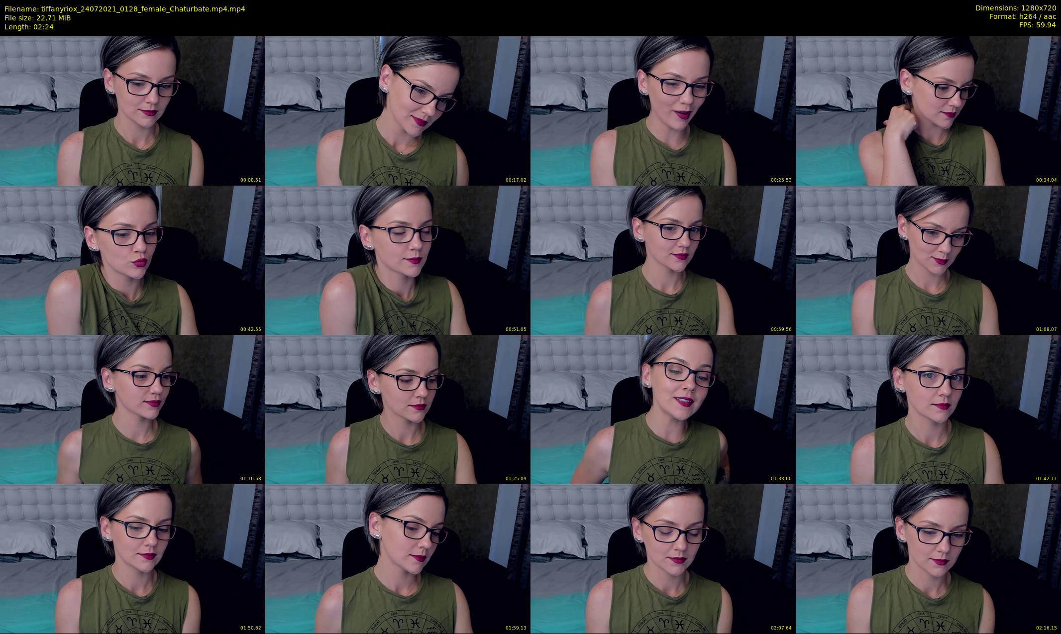 tiffanyriox — 3 minute Chaturbate female cam show recording, 720p, Jul 24, 2021