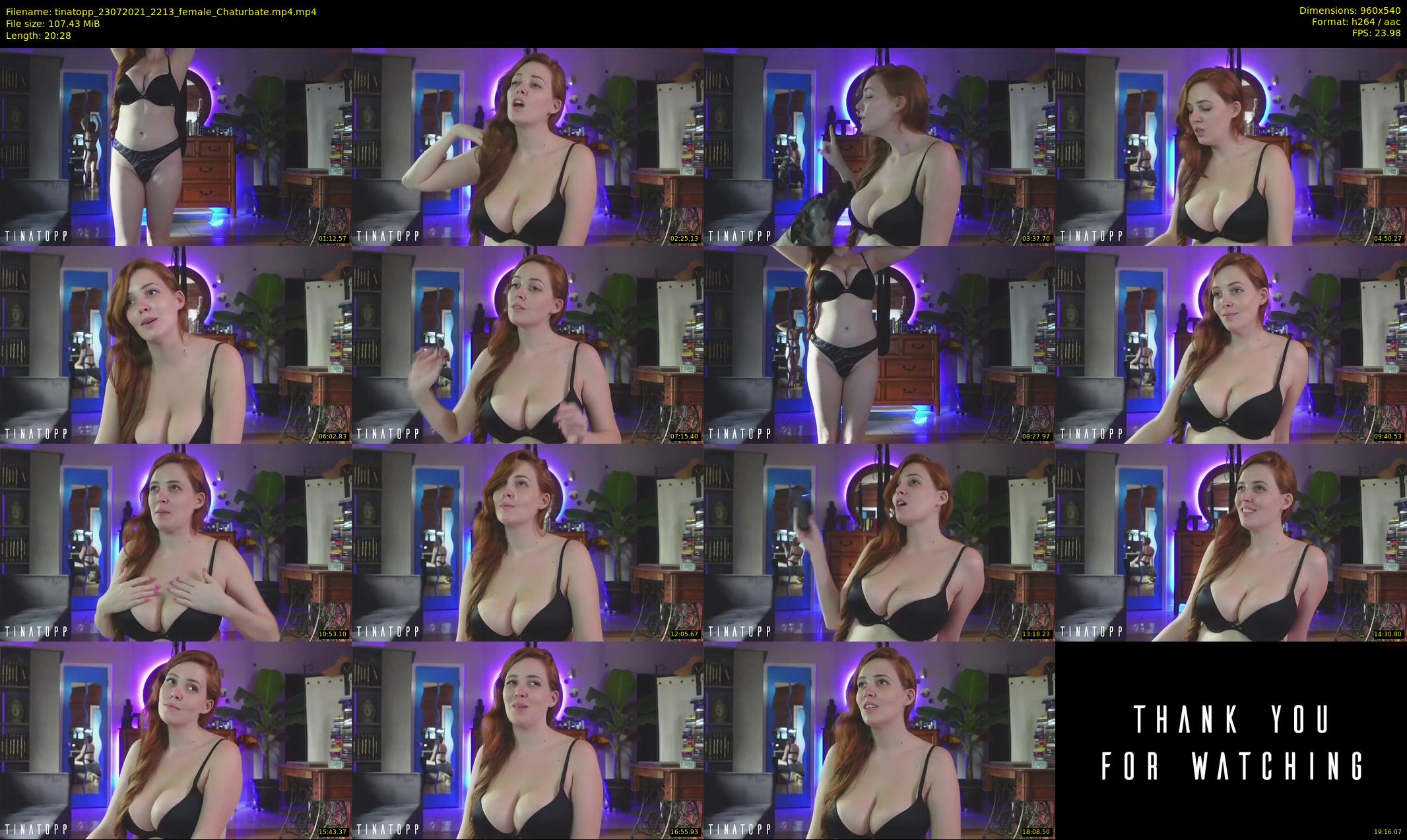tinatopp — 21 minute Chaturbate female cam show recording, 480p, Jul 23, 2021
