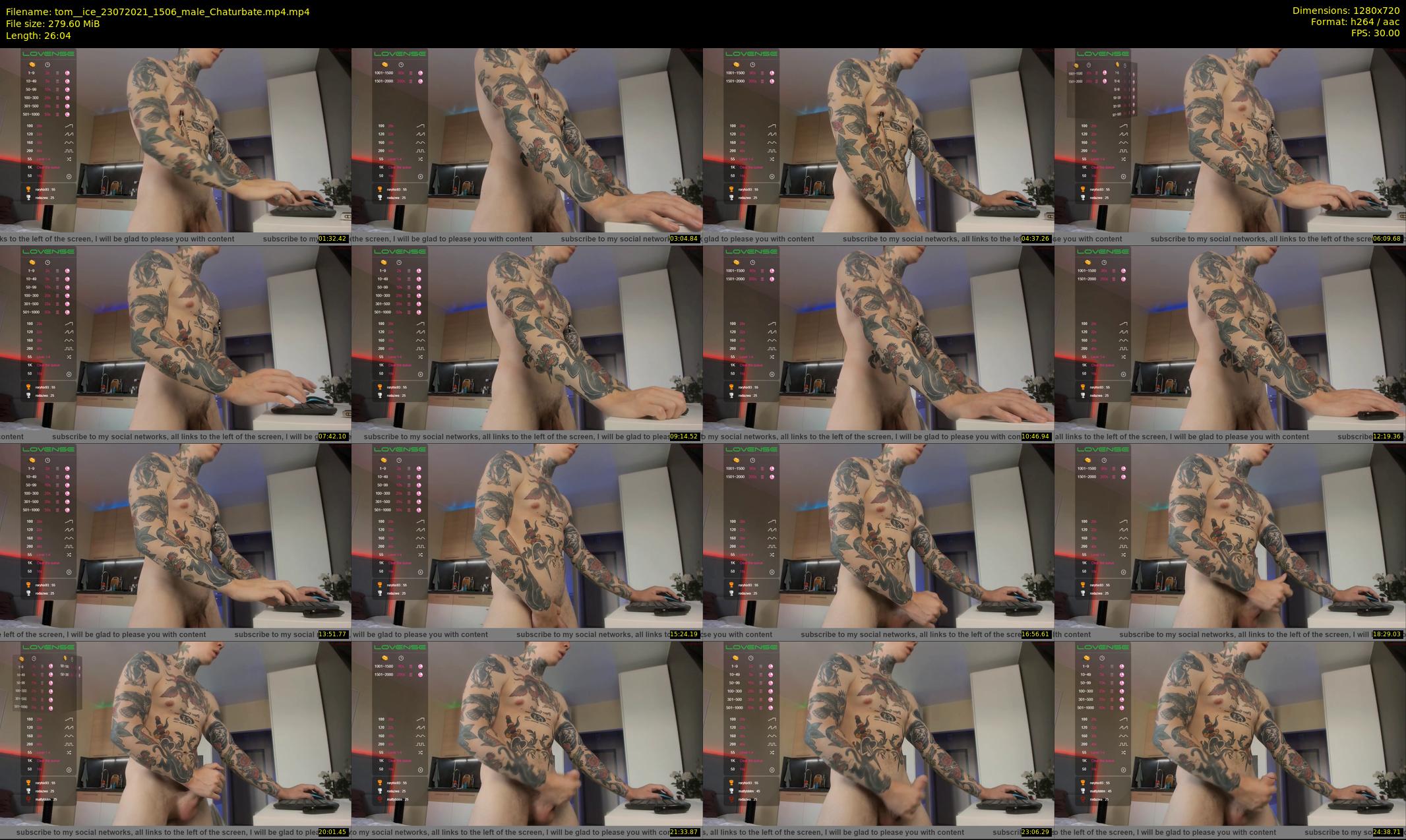 tom__ice — 27 minute Chaturbate male cam show recording, 720p, Jul 23, 2021