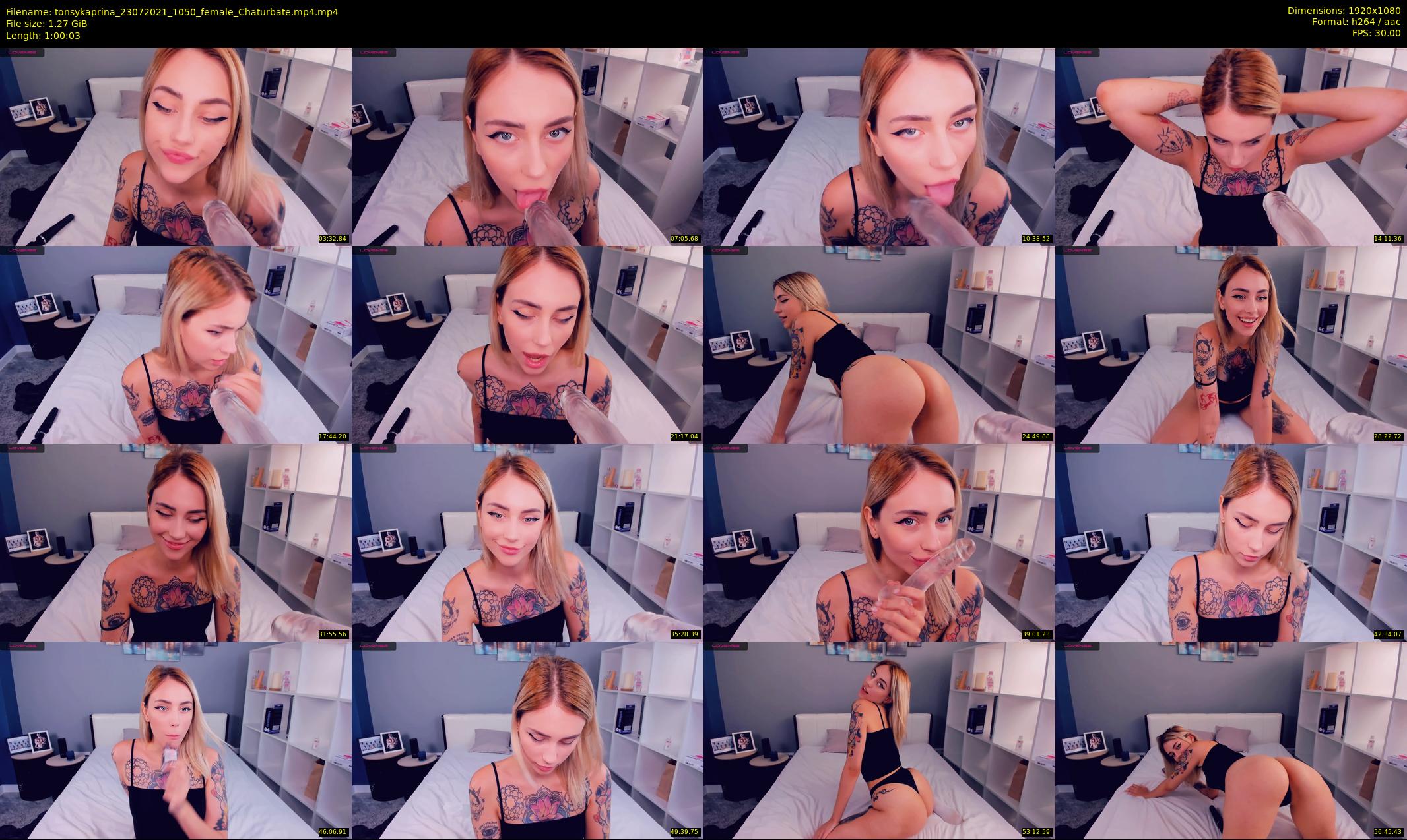 tonsykaprina — 61 minute Chaturbate couple cam show recording, 1080p, Jul 23, 2021