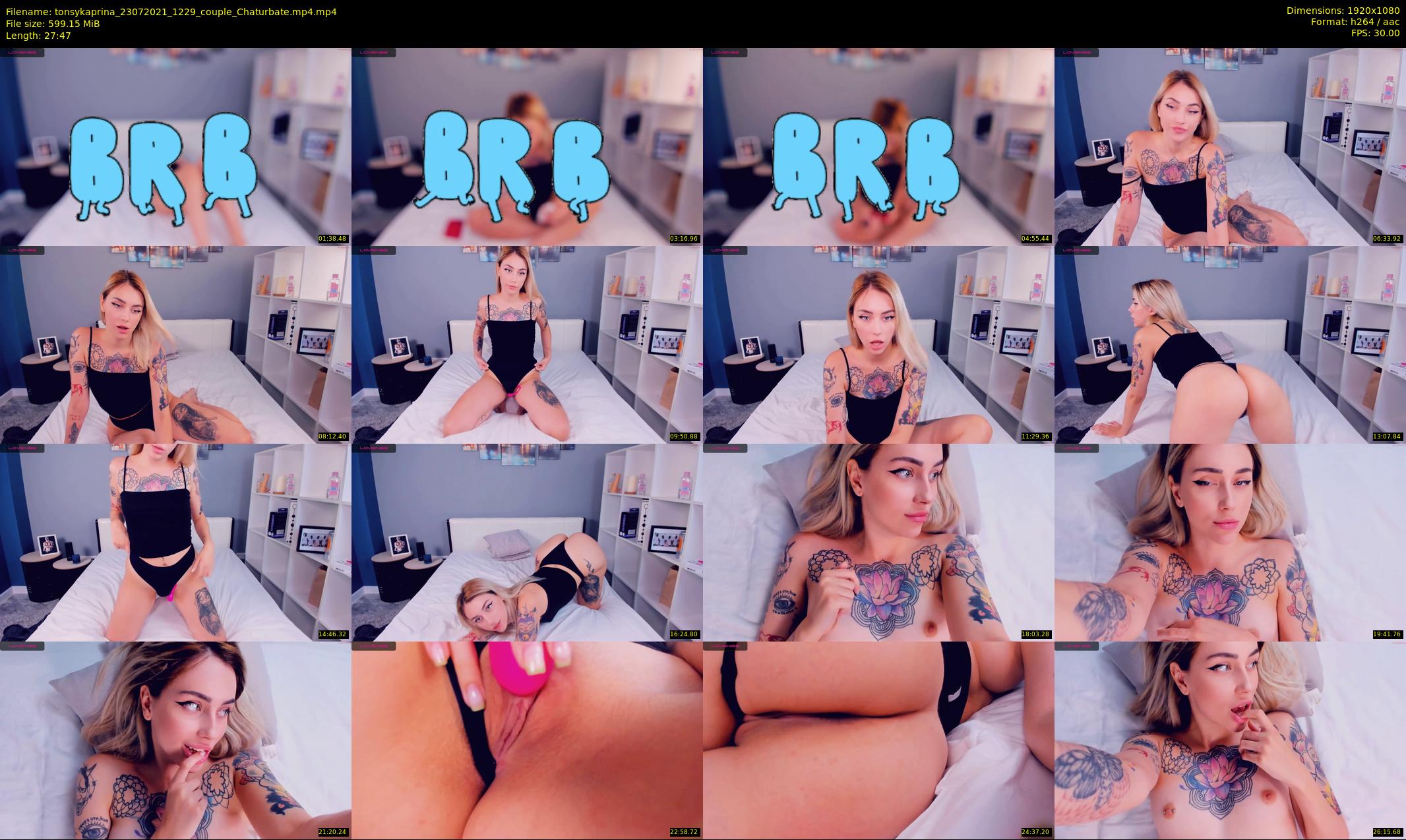 tonsykaprina — 28 minute Chaturbate couple cam show recording, 1080p, Jul 23, 2021