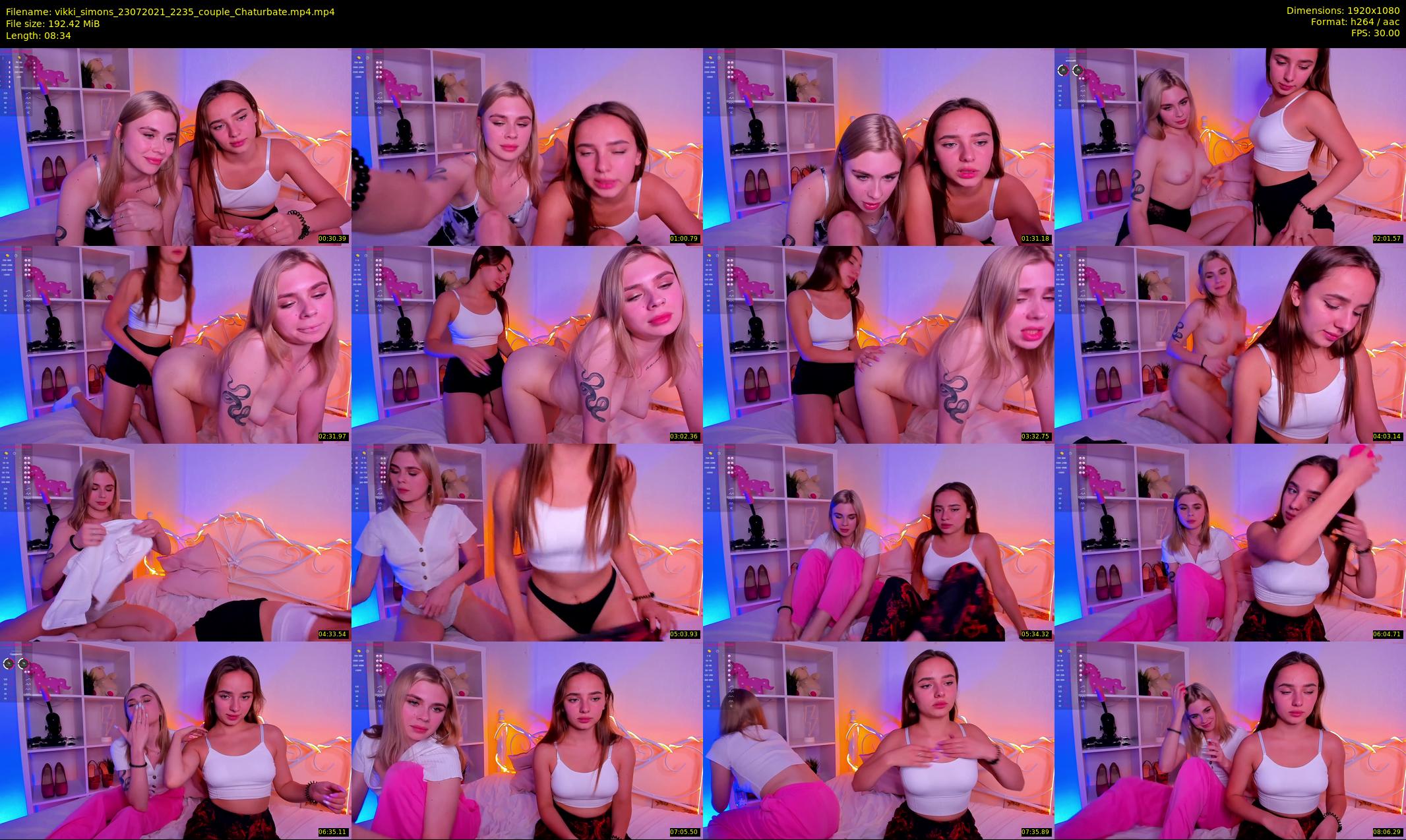 vikki_simons — 9 minute Chaturbate couple cam show recording, 1080p, Jul 23, 2021