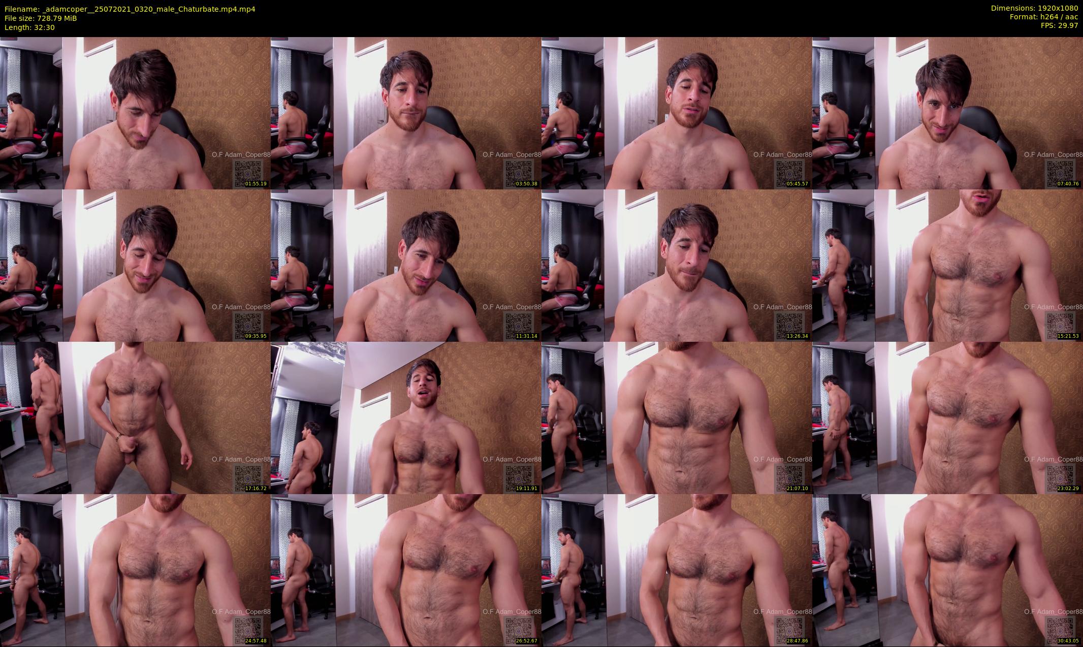 _adamcoper_ — 33 minute Chaturbate male cam show recording, 1080p, Jul 25, 2021