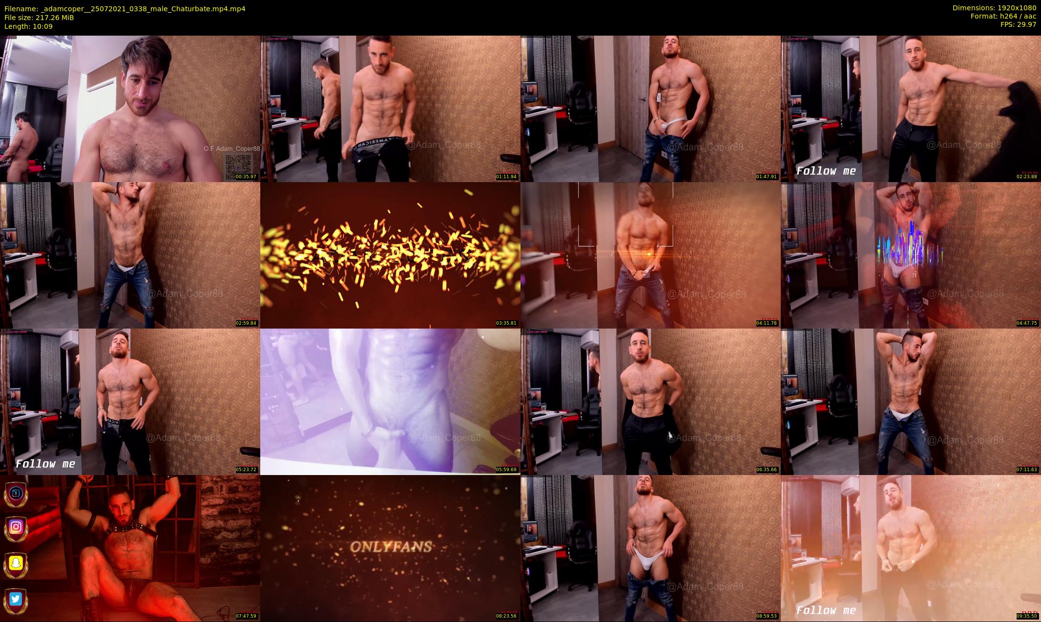_adamcoper_ — 11 minute Chaturbate male cam show recording, 1080p, Jul 25, 2021