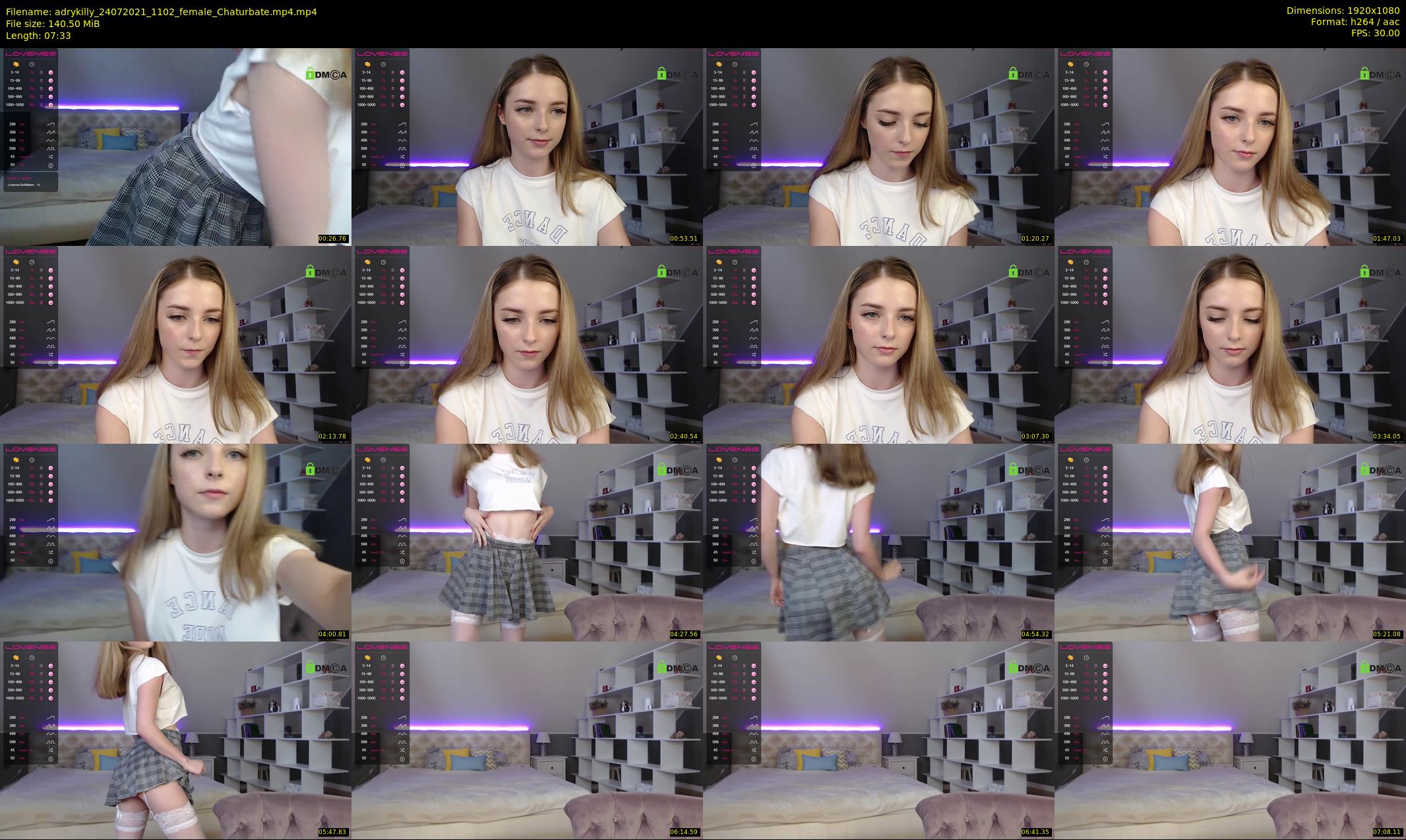 adrykilly — 8 minute Chaturbate female cam show recording, 1080p, Jul 24, 2021