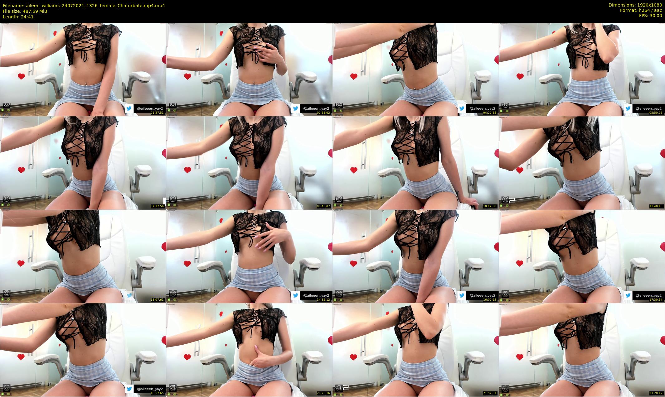 aileen_williams — 25 minute Chaturbate female cam show recording, 1080p, Jul 24, 2021