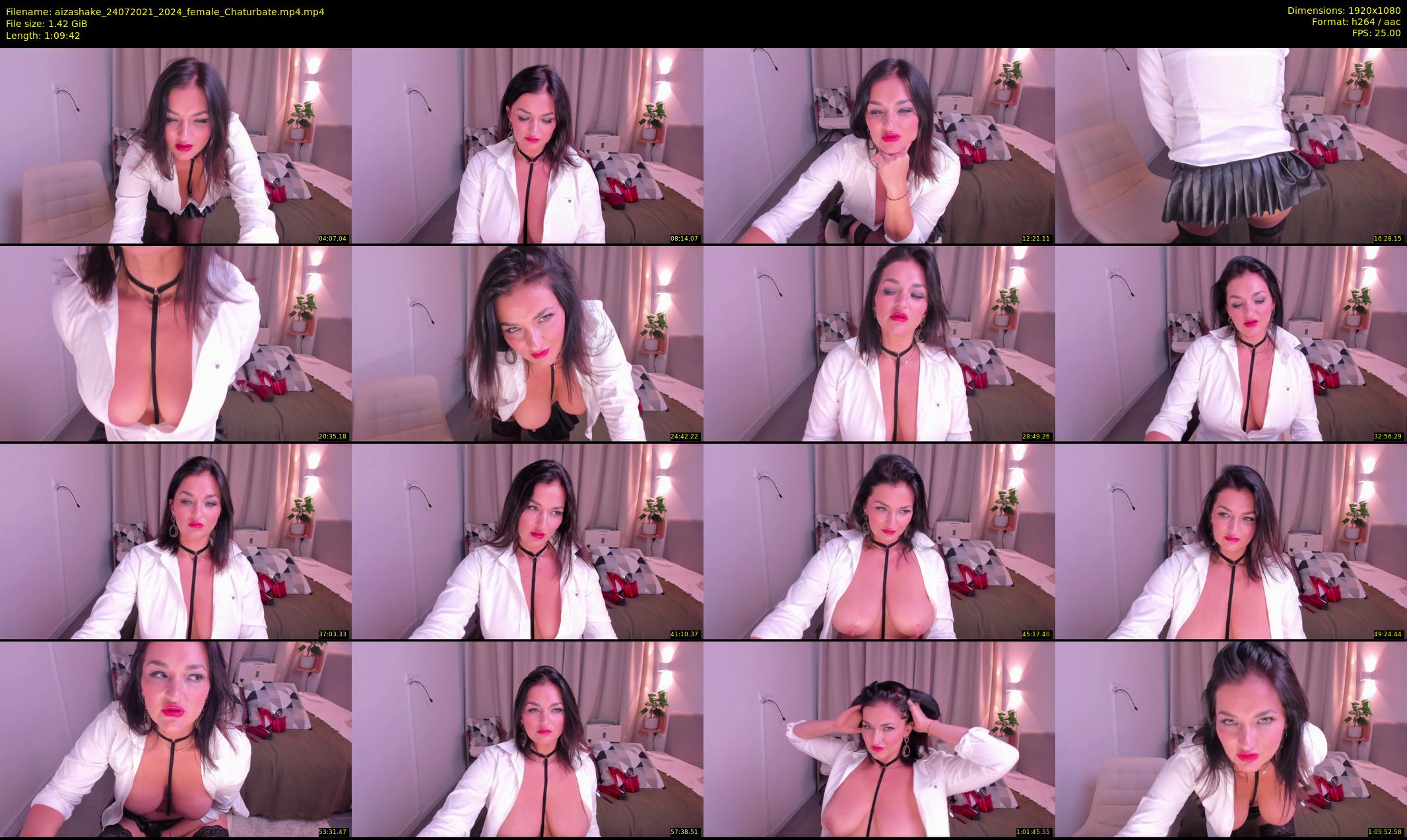 aizashake — 70 minute Chaturbate female cam show recording, 1080p, Jul 24, 2021