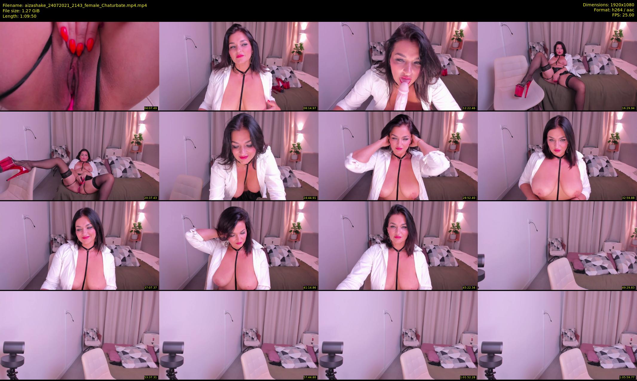 aizashake — 70 minute Chaturbate female cam show recording, 1080p, Jul 24, 2021