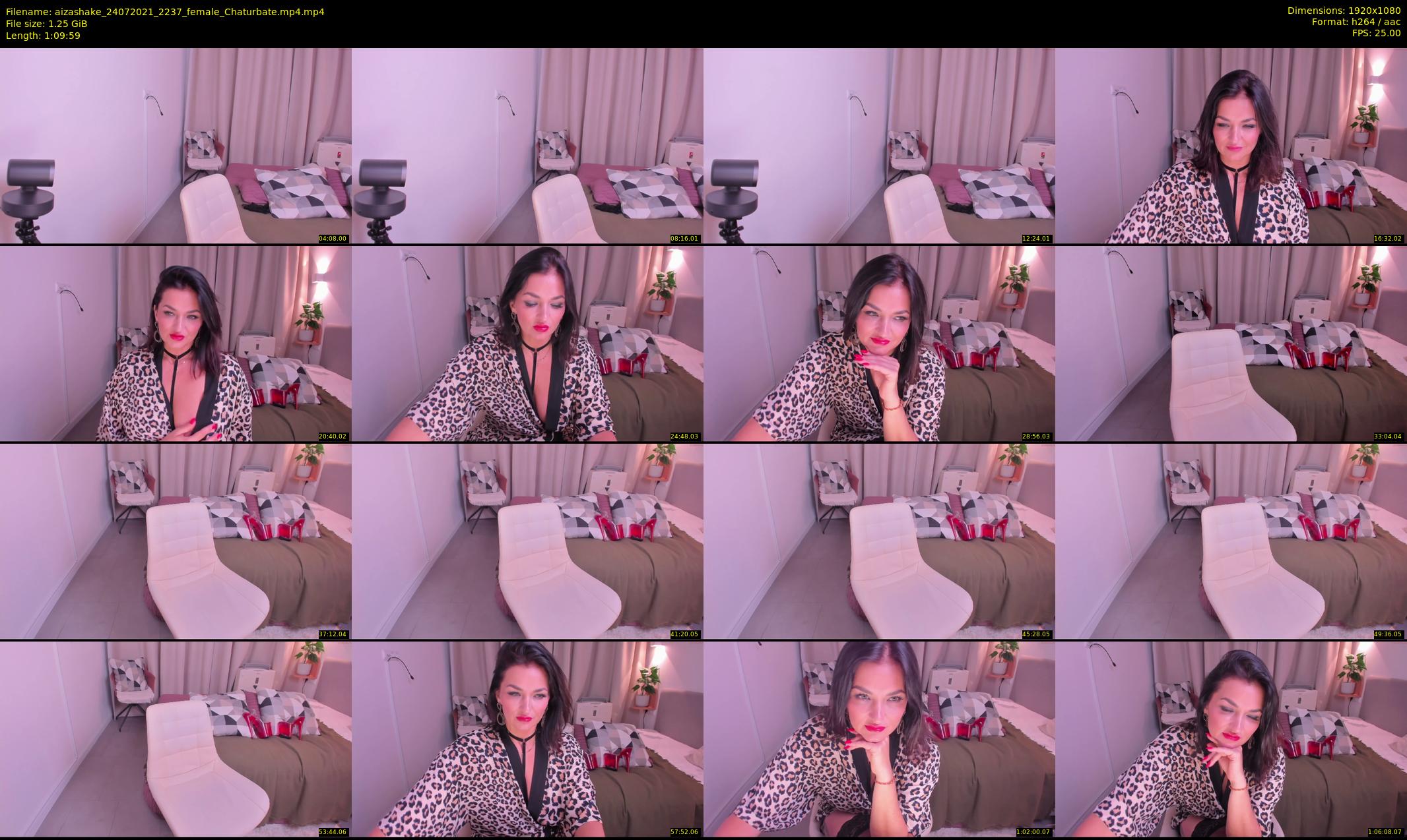 aizashake — 70 minute Chaturbate female cam show recording, 1080p, Jul 24, 2021