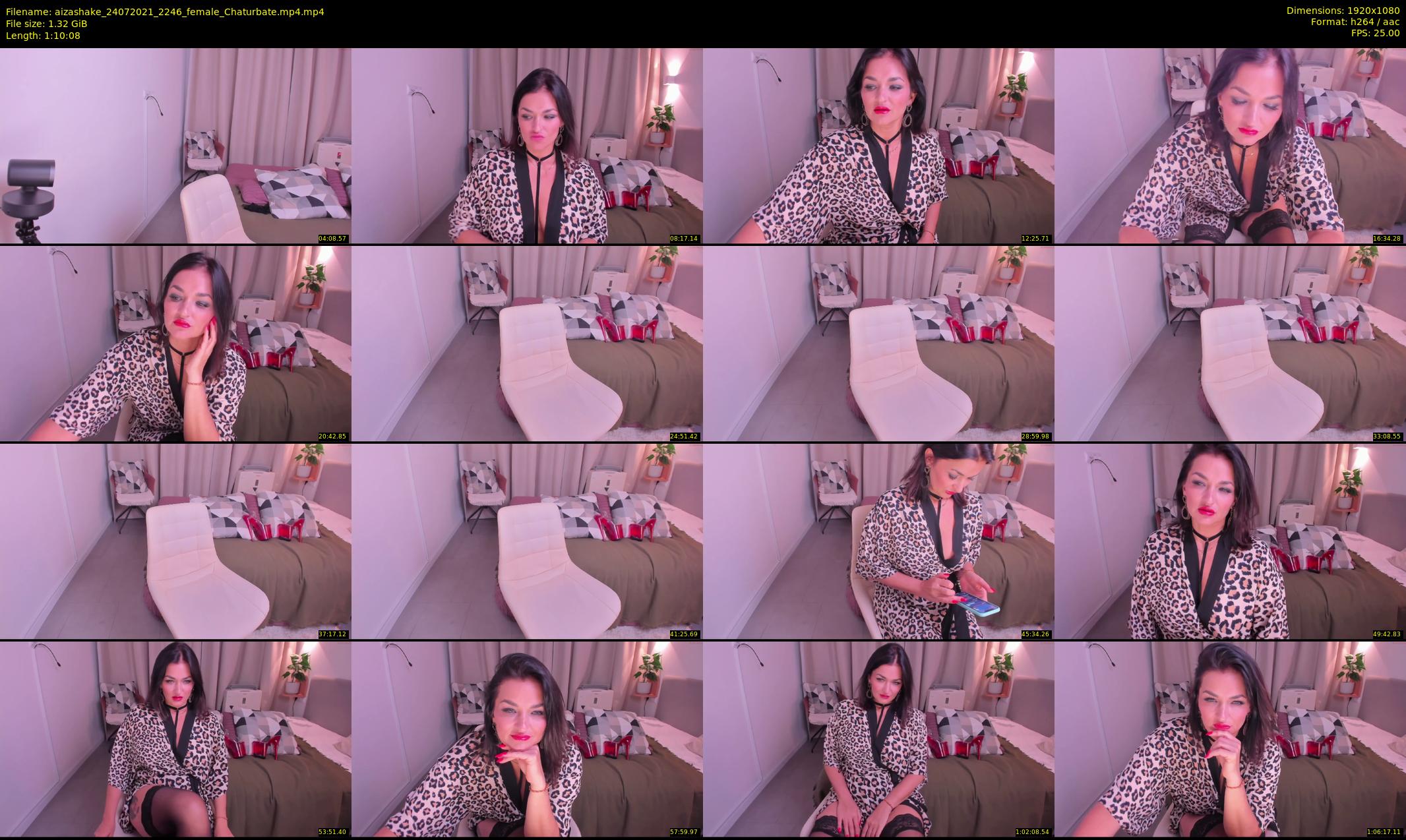 aizashake — 71 minute Chaturbate female cam show recording, 1080p, Jul 24, 2021