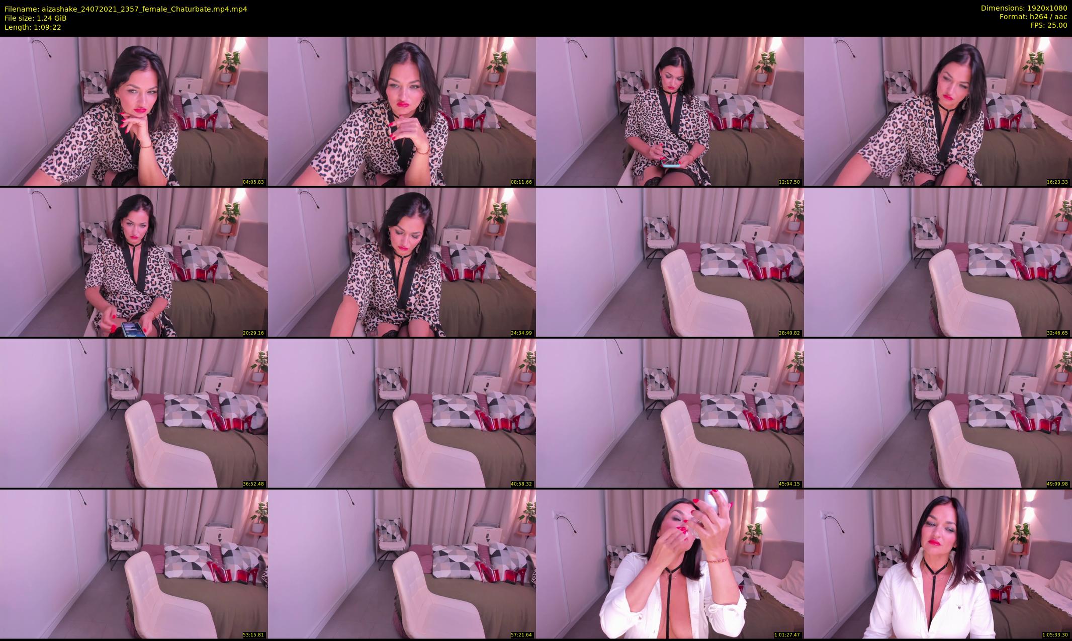 aizashake — 70 minute Chaturbate female cam show recording, 1080p, Jul 24, 2021