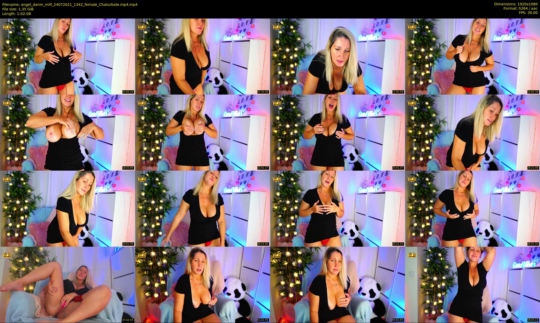 angel_danm_milf — 63 minute Chaturbate female cam show recording, 1080p, Jul 24, 2021