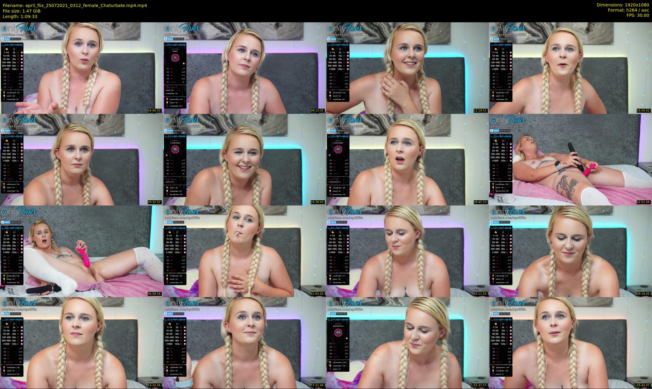 april_flix — 70 minute Chaturbate female cam show recording, 1080p, Jul 25, 2021