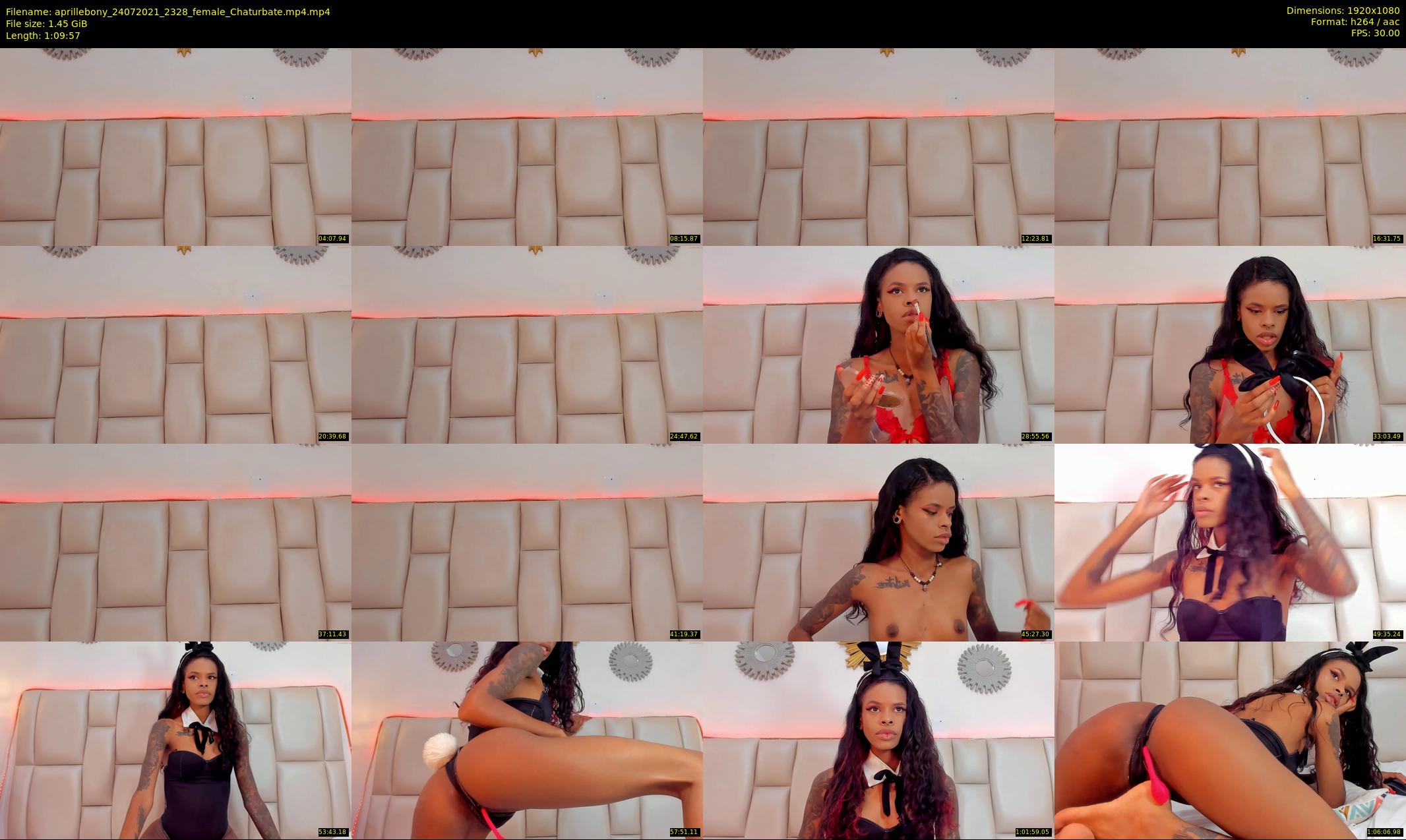 aprillebony — 70 minute Chaturbate female cam show recording, 1080p, Jul 24, 2021