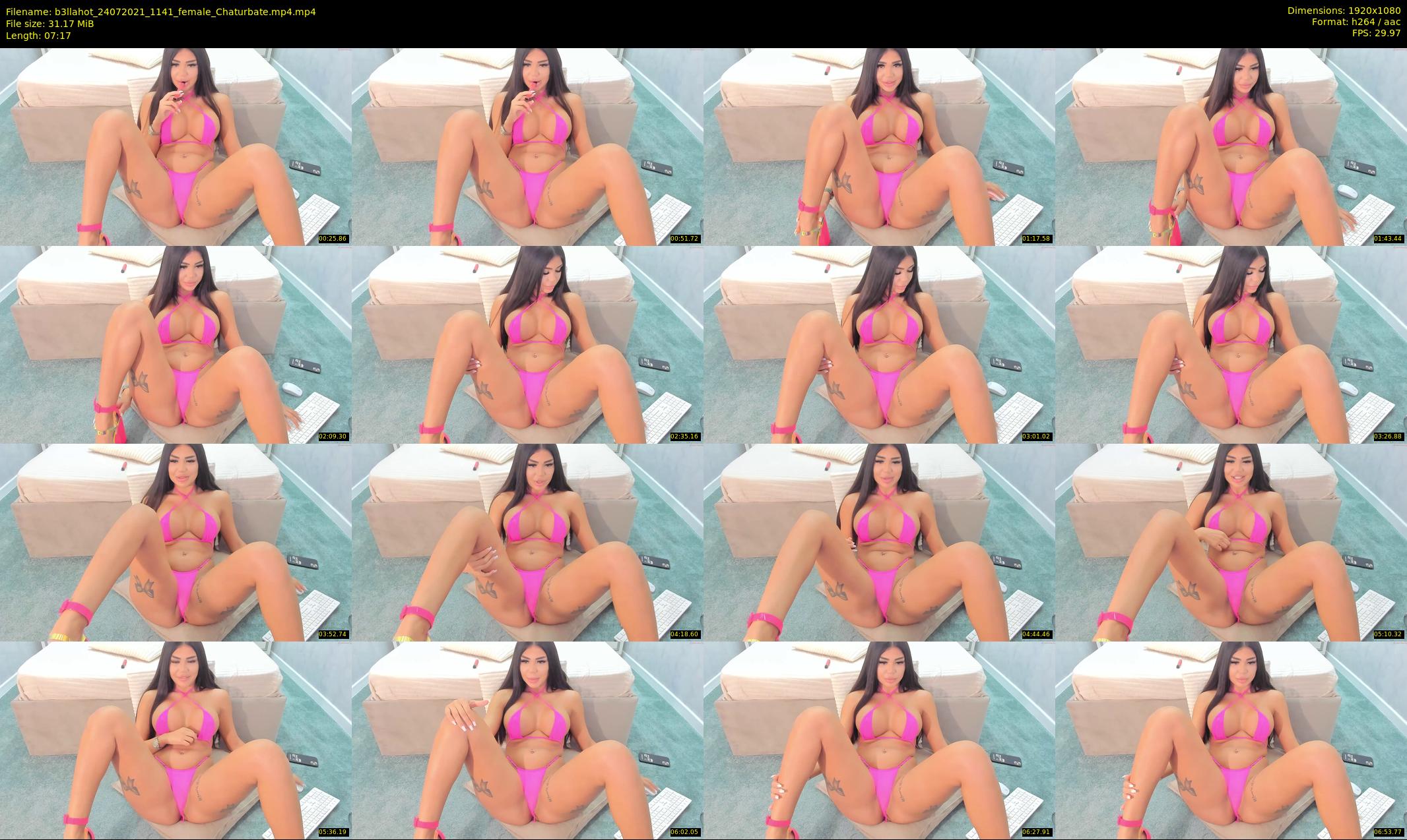 b3llahot — 8 minute Chaturbate female cam show recording, 1080p, Jul 24, 2021