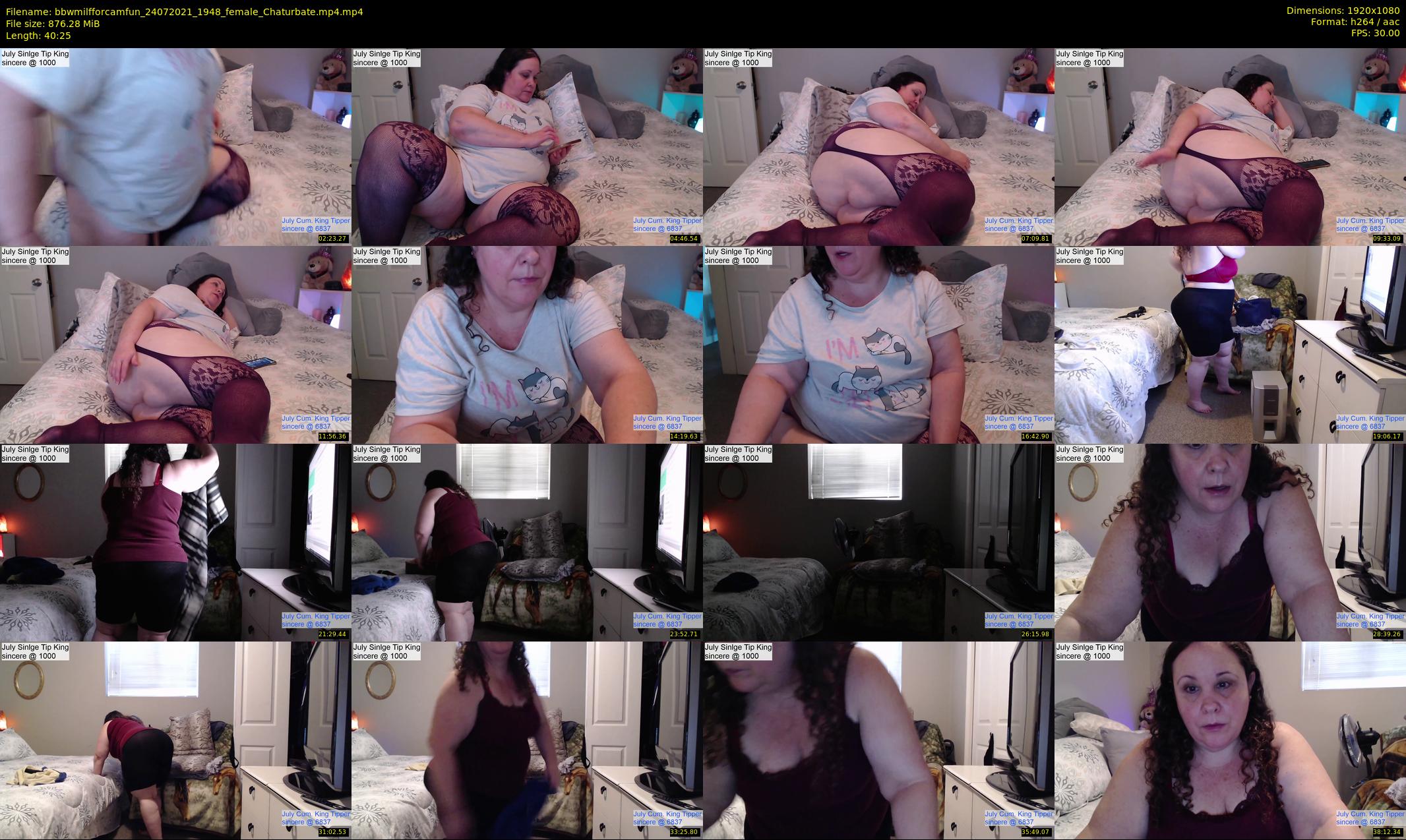 bbwmilfforcamfun — 41 minute Chaturbate female cam show recording, 1080p, Jul 24, 2021