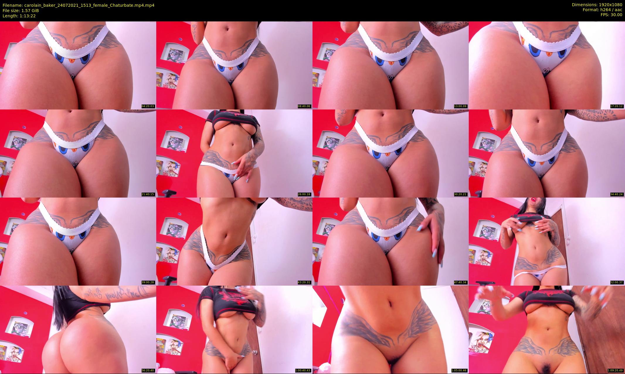 carolain_baker — 74 minute Chaturbate female cam show recording, 1080p, Jul 24, 2021