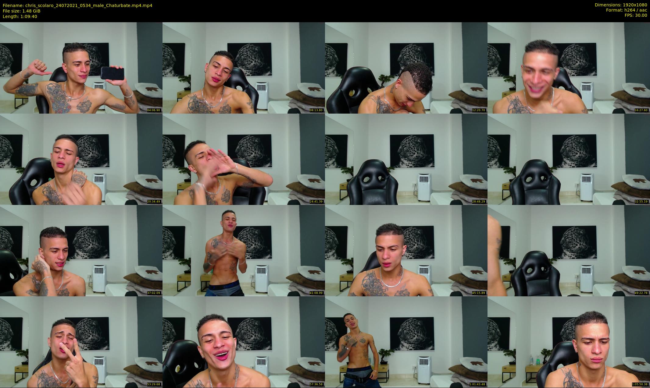 chris_scolaro — 70 minute Chaturbate male cam show recording, 1080p, Jul 24, 2021
