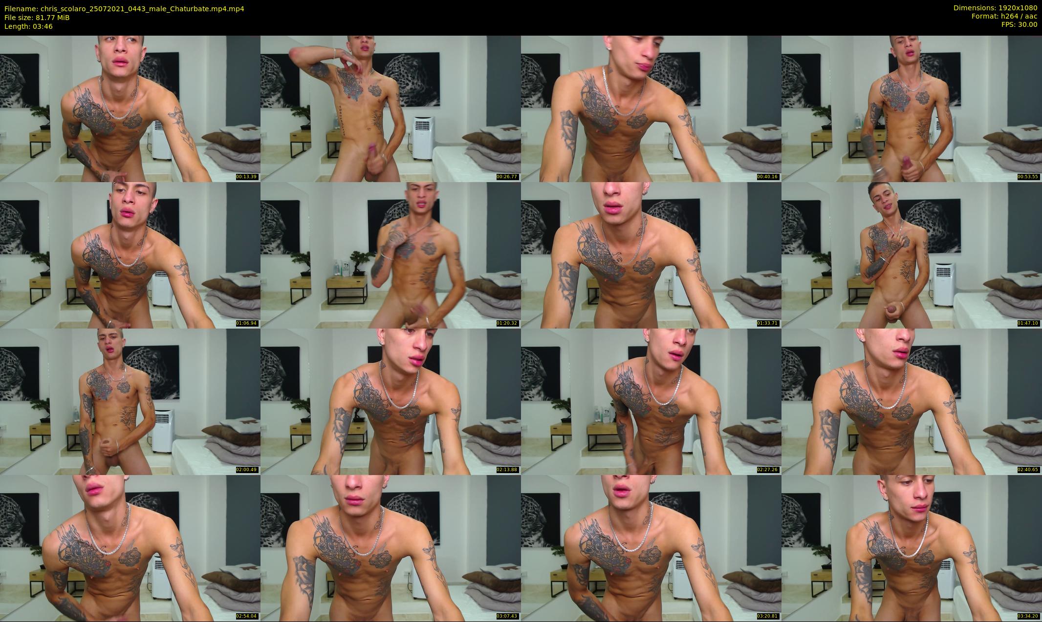 chris_scolaro — 4 minute Chaturbate male cam show recording, 1080p, Jul 25, 2021