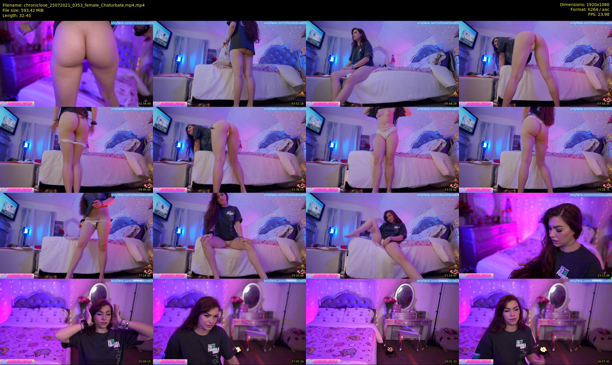 chroniclove — 33 minute Chaturbate female cam show recording, 1080p, Jul 25, 2021