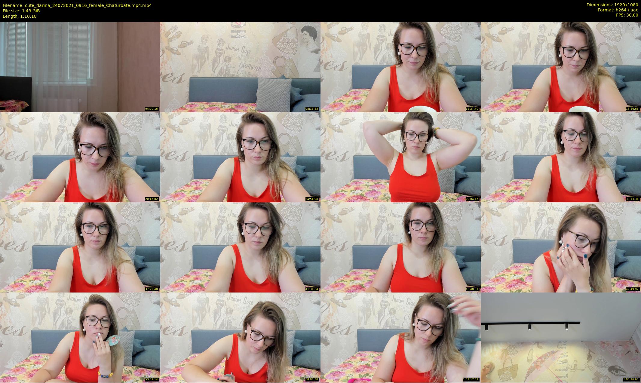 cute_darina — 71 minute Chaturbate female cam show recording, 1080p, Jul 24, 2021