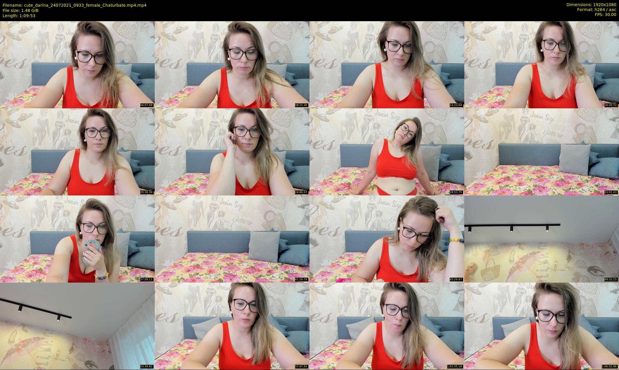 cute_darina — 70 minute Chaturbate female cam show recording, 1080p, Jul 24, 2021