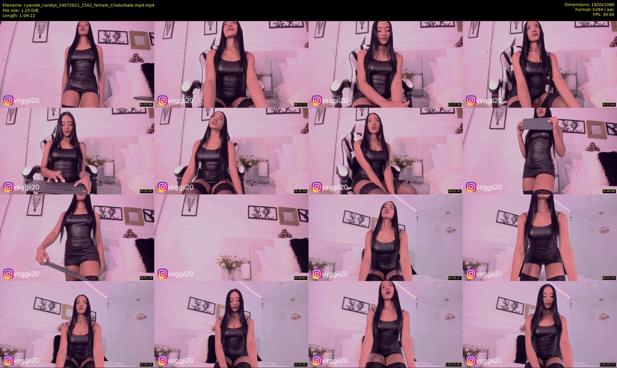 cyanide_candys — 70 minute Chaturbate female cam show recording, 1080p, Jul 24, 2021