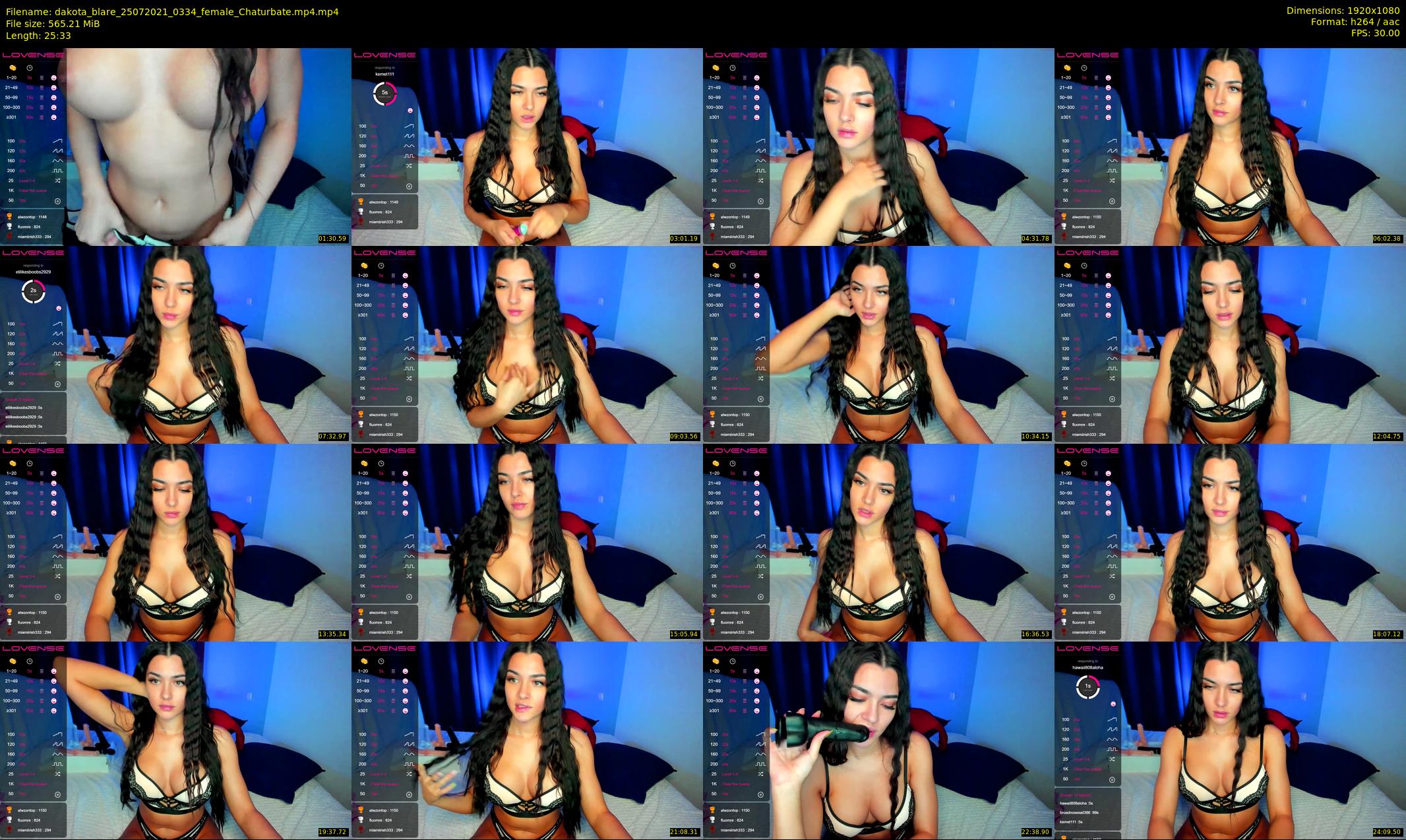 dakota_blare — 26 minute Chaturbate female cam show recording, 1080p, Jul 25, 2021