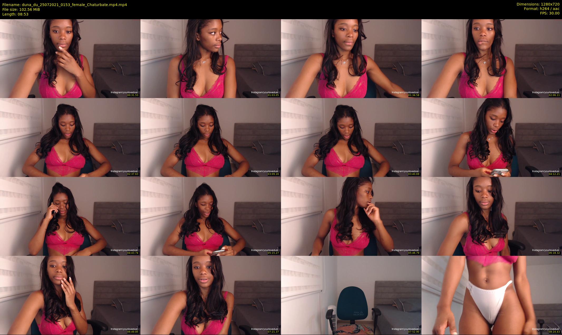 duna_du — 9 minute Chaturbate female cam show recording, 720p, Jul 25, 2021