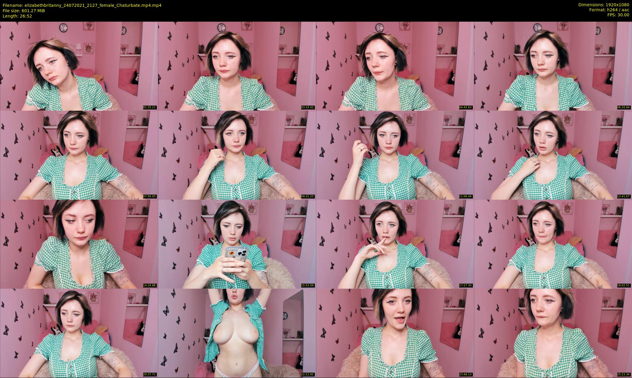elizabethbritanny — 27 minute Chaturbate female cam show recording, 1080p, Jul 24, 2021