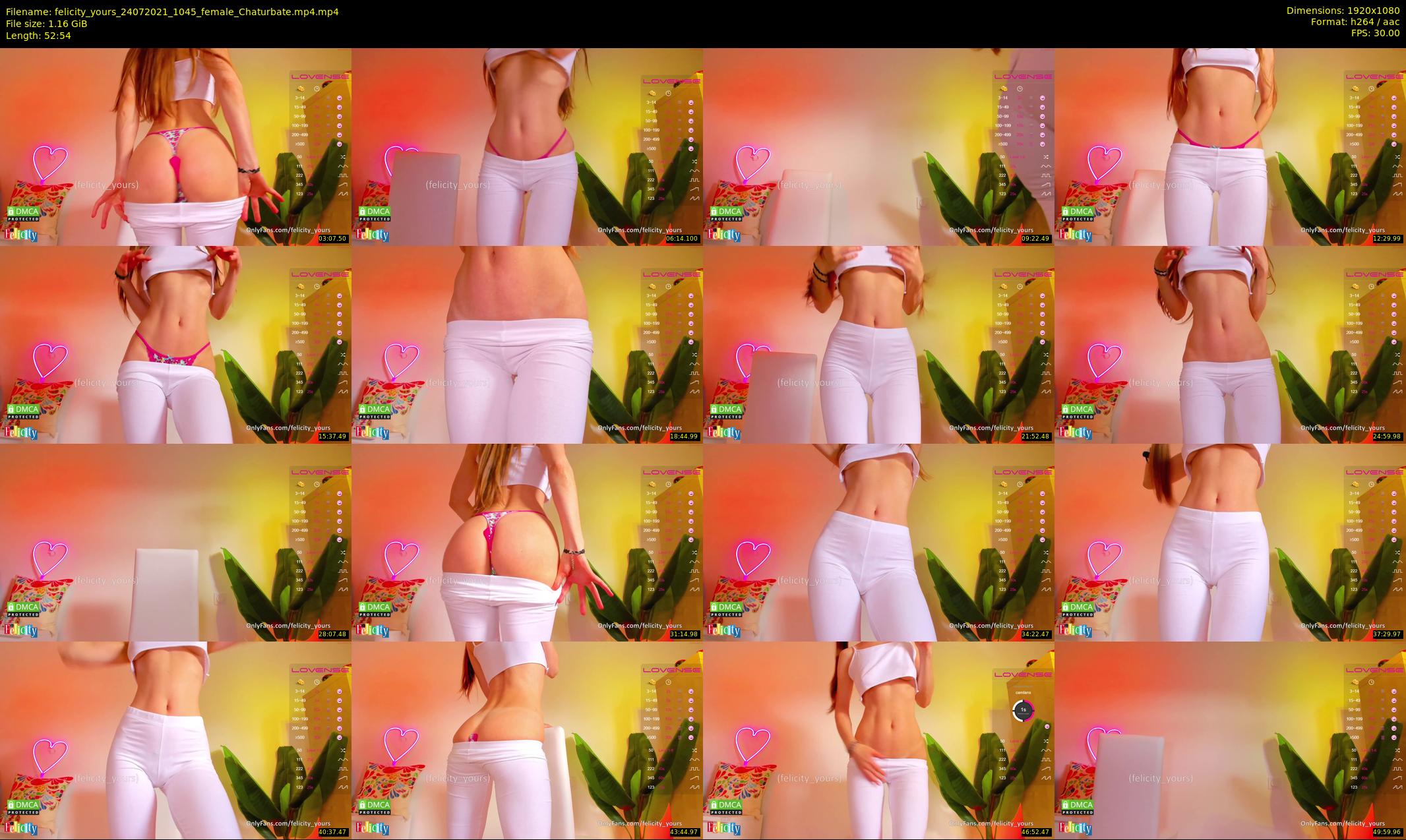felicity_yours — 53 minute Chaturbate female cam show recording, 1080p, Jul 24, 2021