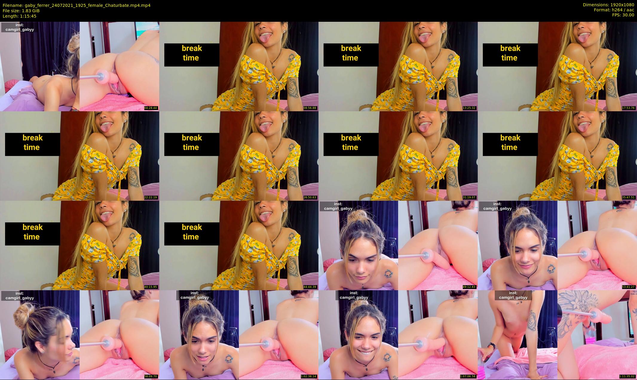 gaby_ferrer — 76 minute Chaturbate female cam show recording, 1080p, Jul 24, 2021