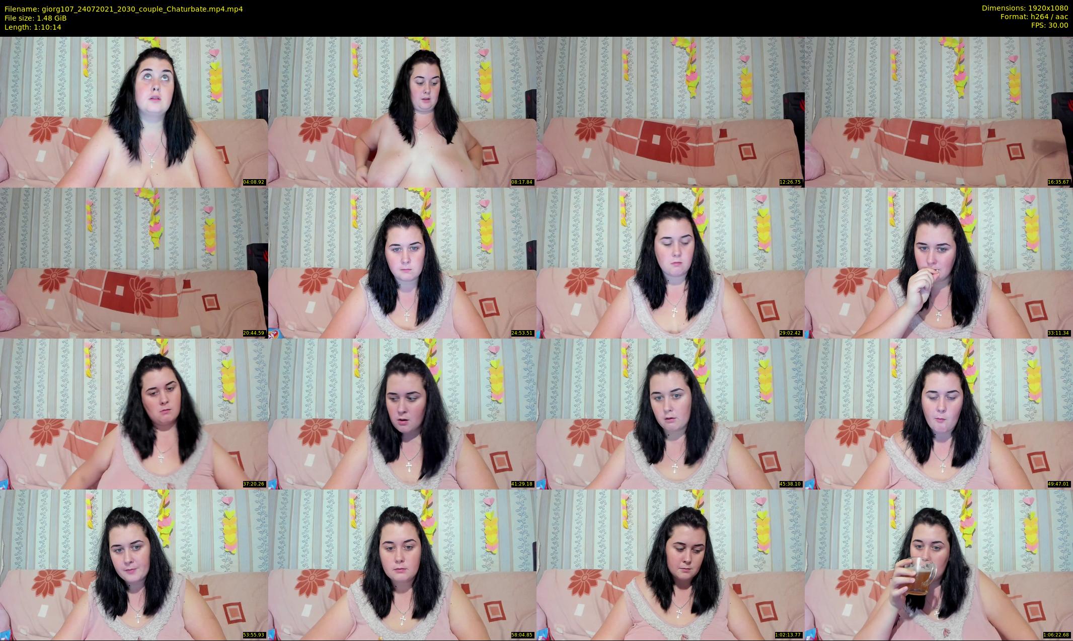 giorg107 — 71 minute Chaturbate couple cam show recording, 1080p, Jul 24, 2021