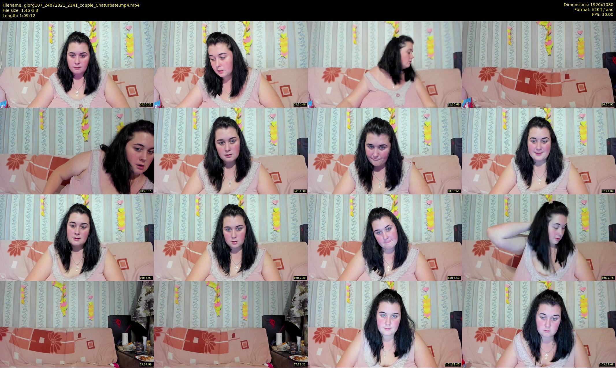 giorg107 — 70 minute Chaturbate couple cam show recording, 1080p, Jul 24, 2021