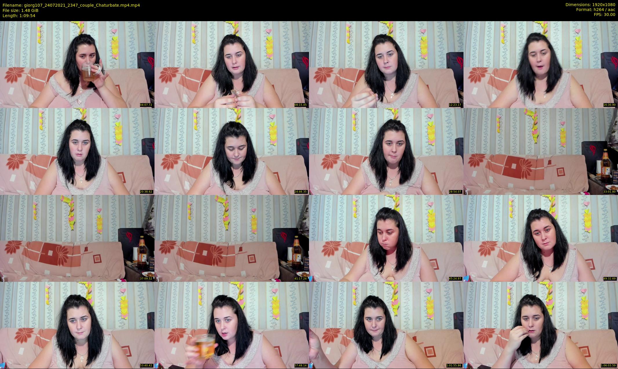 giorg107 — 70 minute Chaturbate couple cam show recording, 1080p, Jul 24, 2021