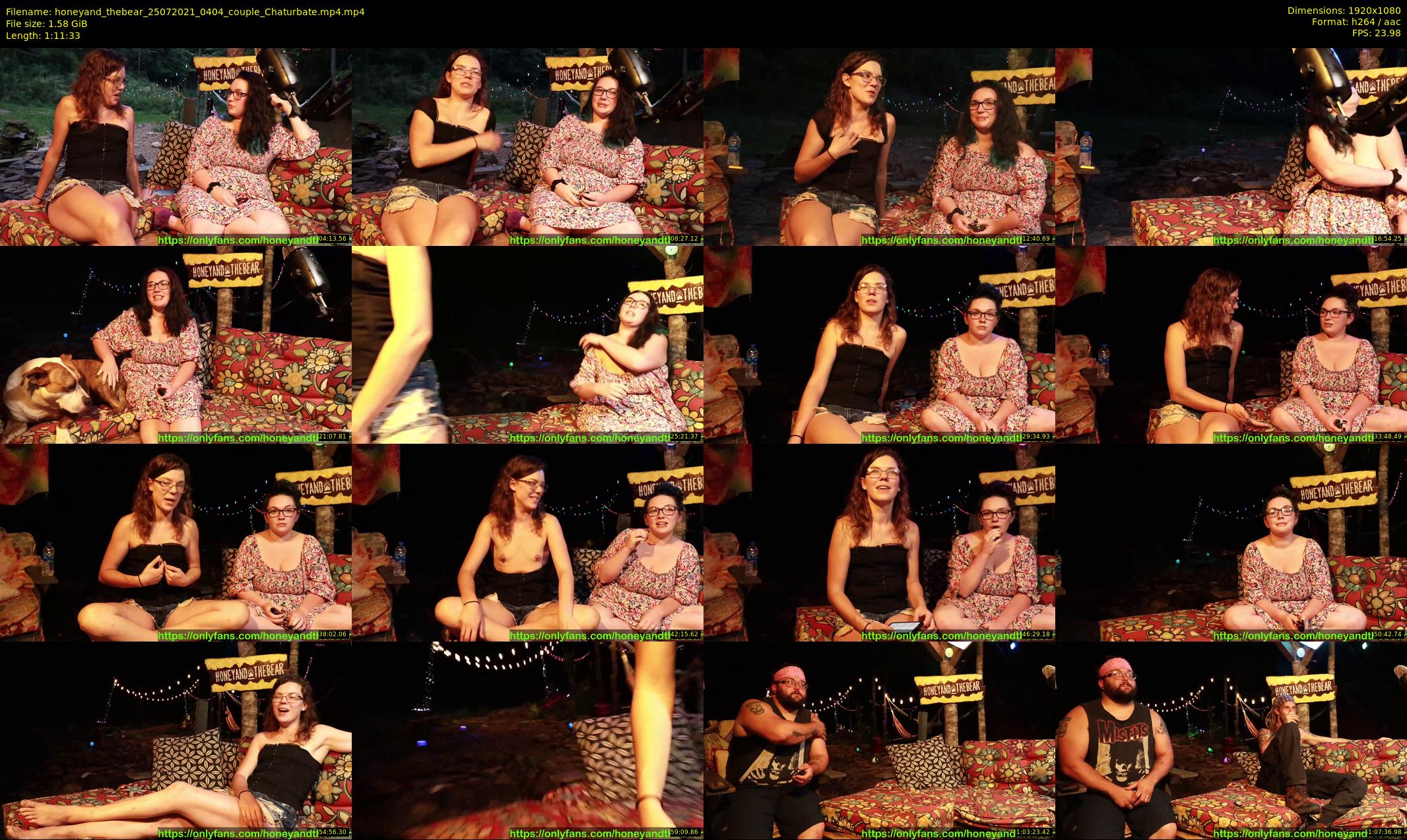 honeyand_thebear — 72 minute Chaturbate couple cam show recording, 1080p, Jul 25, 2021