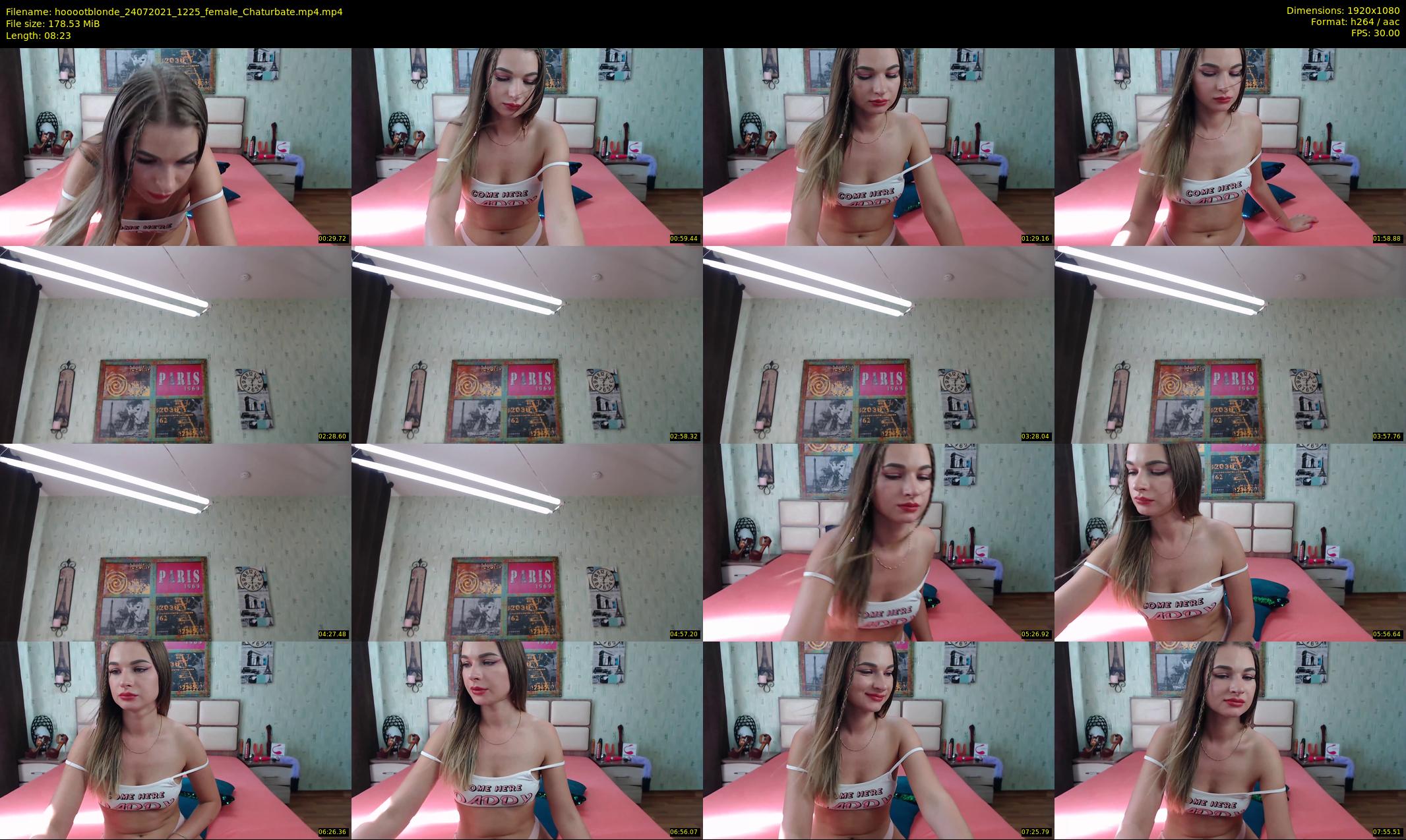 hooootblonde — 9 minute Chaturbate female cam show recording, 1080p, Jul 24, 2021