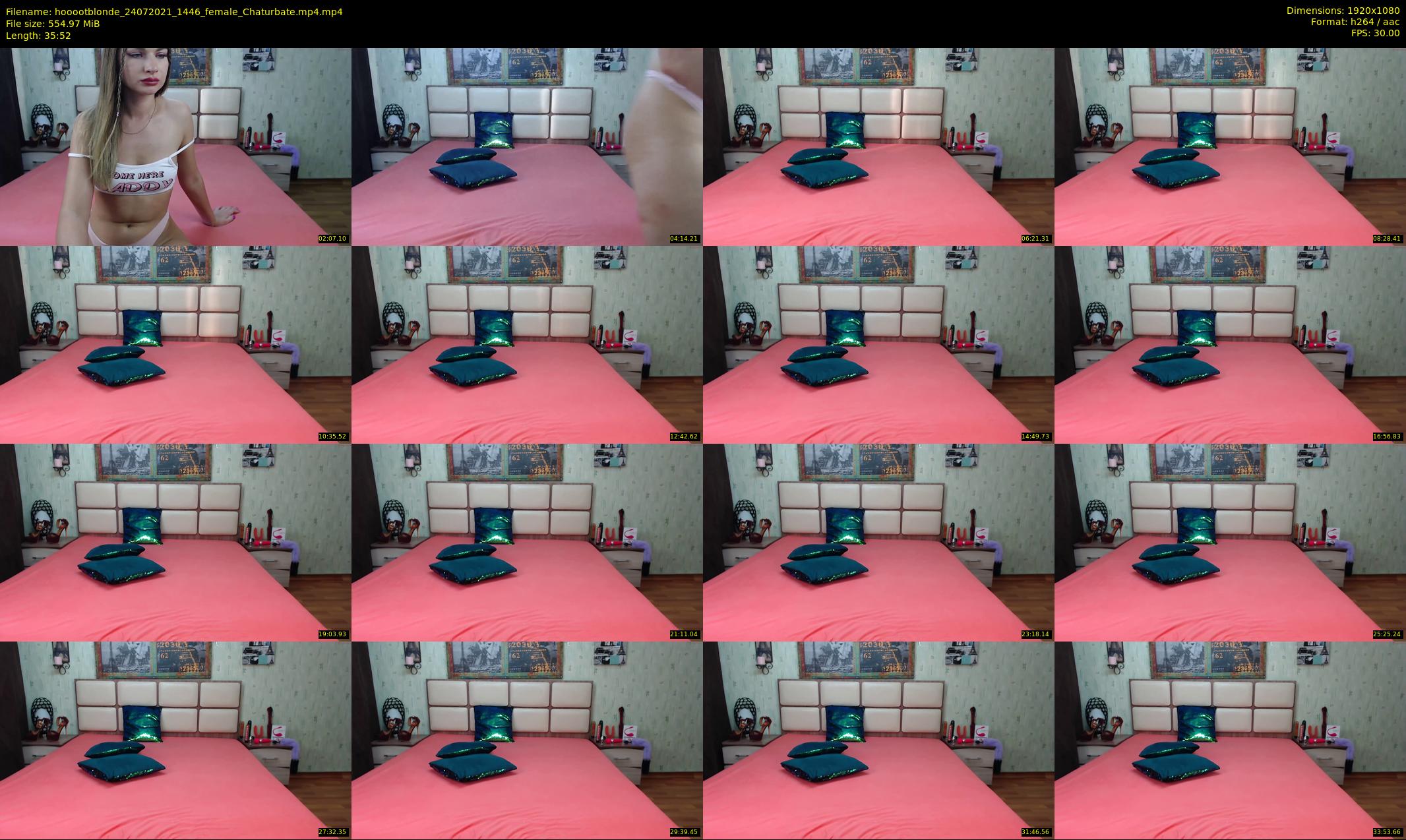 hooootblonde — 36 minute Chaturbate female cam show recording, 1080p, Jul 24, 2021