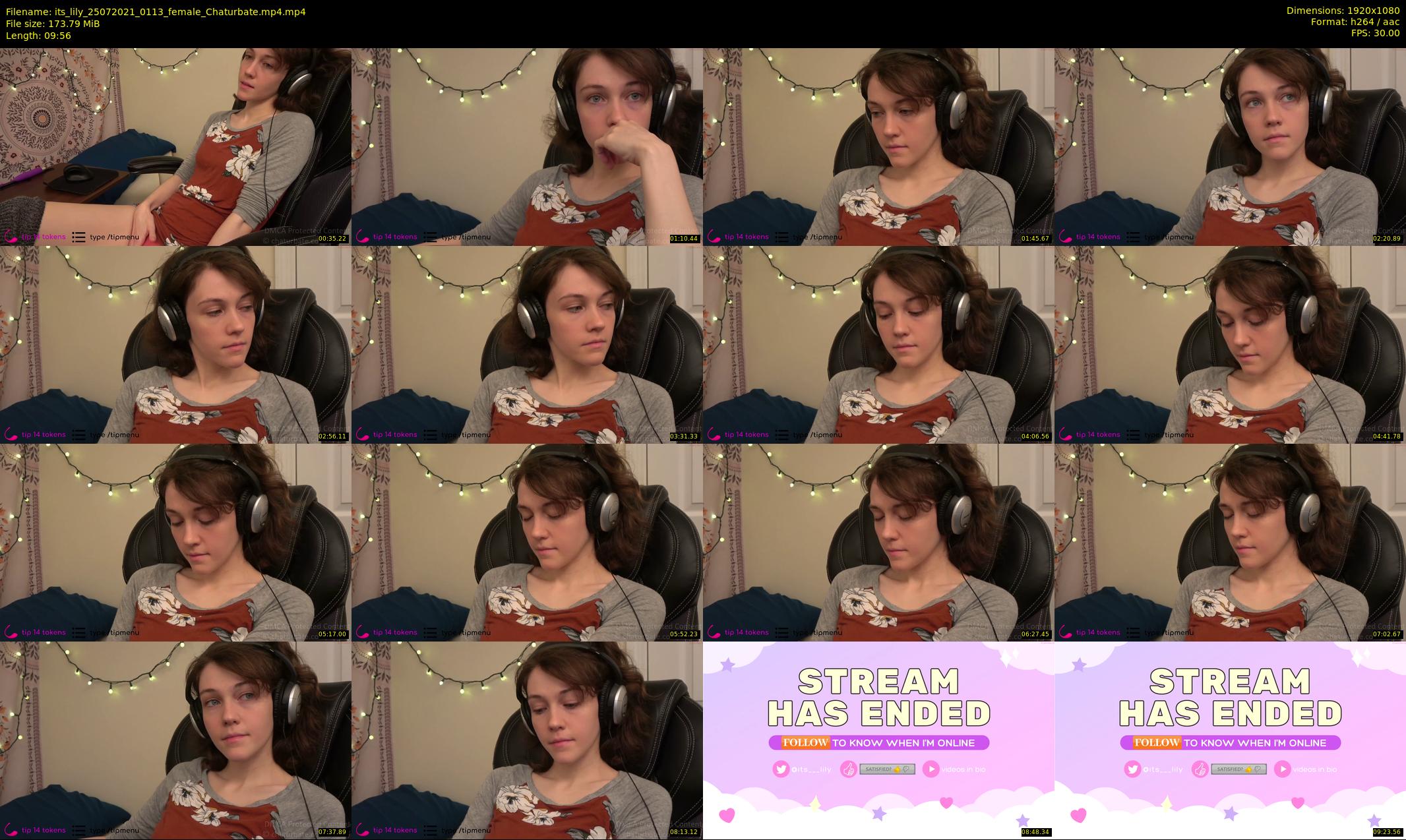 its_lily — 10 minute Chaturbate female cam show recording, 1080p, Jul 25, 2021