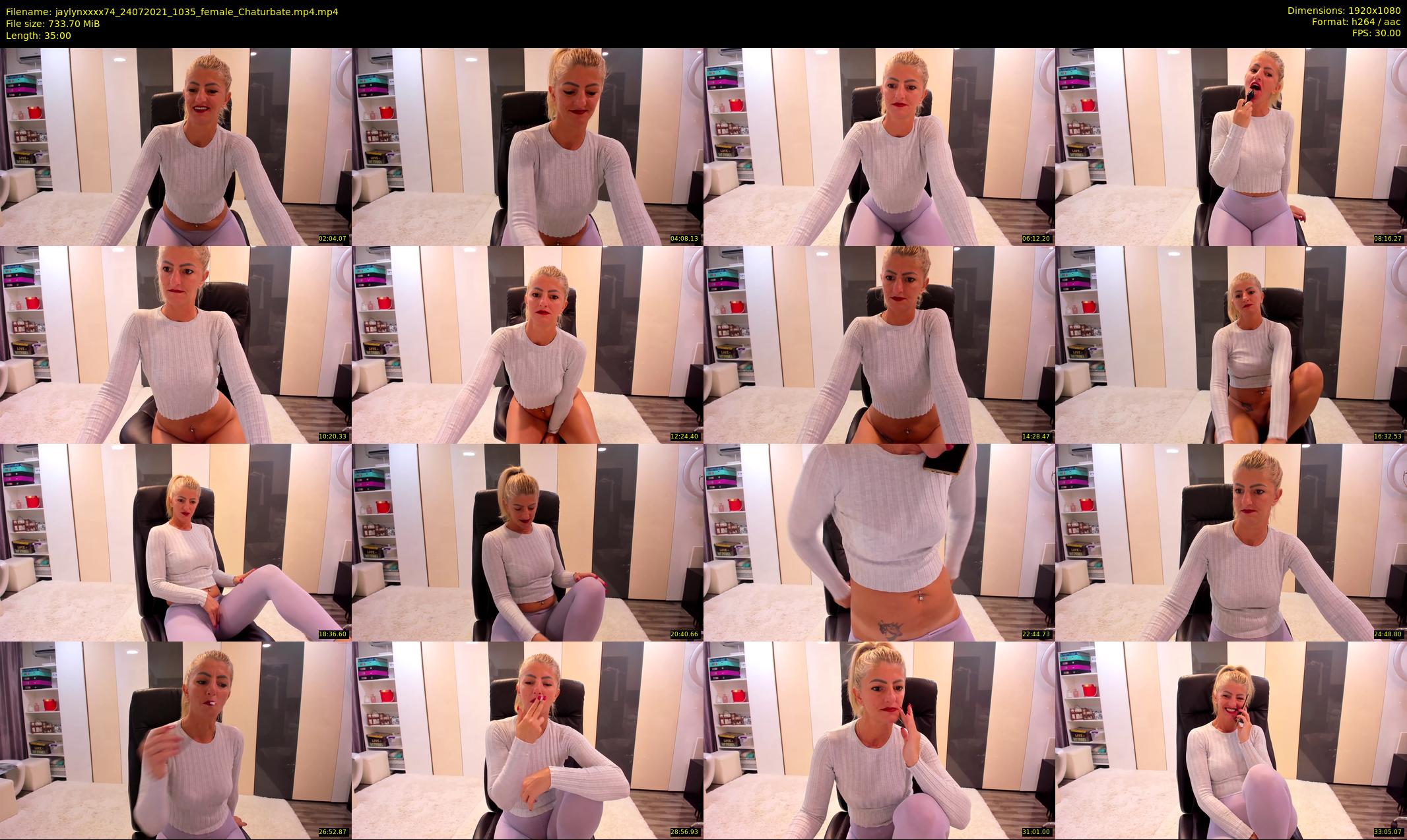 jaylynxxxx74 — 35 minute Chaturbate female cam show recording, 1080p, Jul 24, 2021