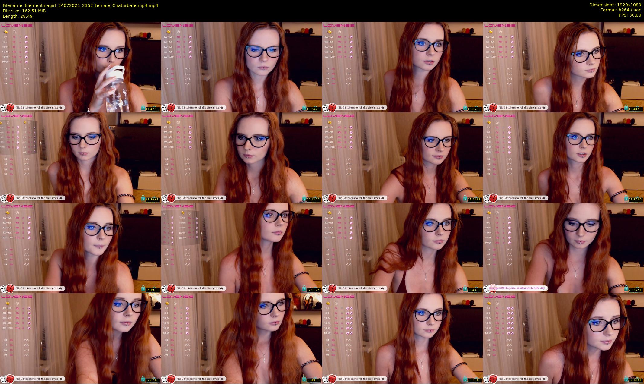 klementinagirl — 29 minute Chaturbate female cam show recording, 1080p, Jul 24, 2021