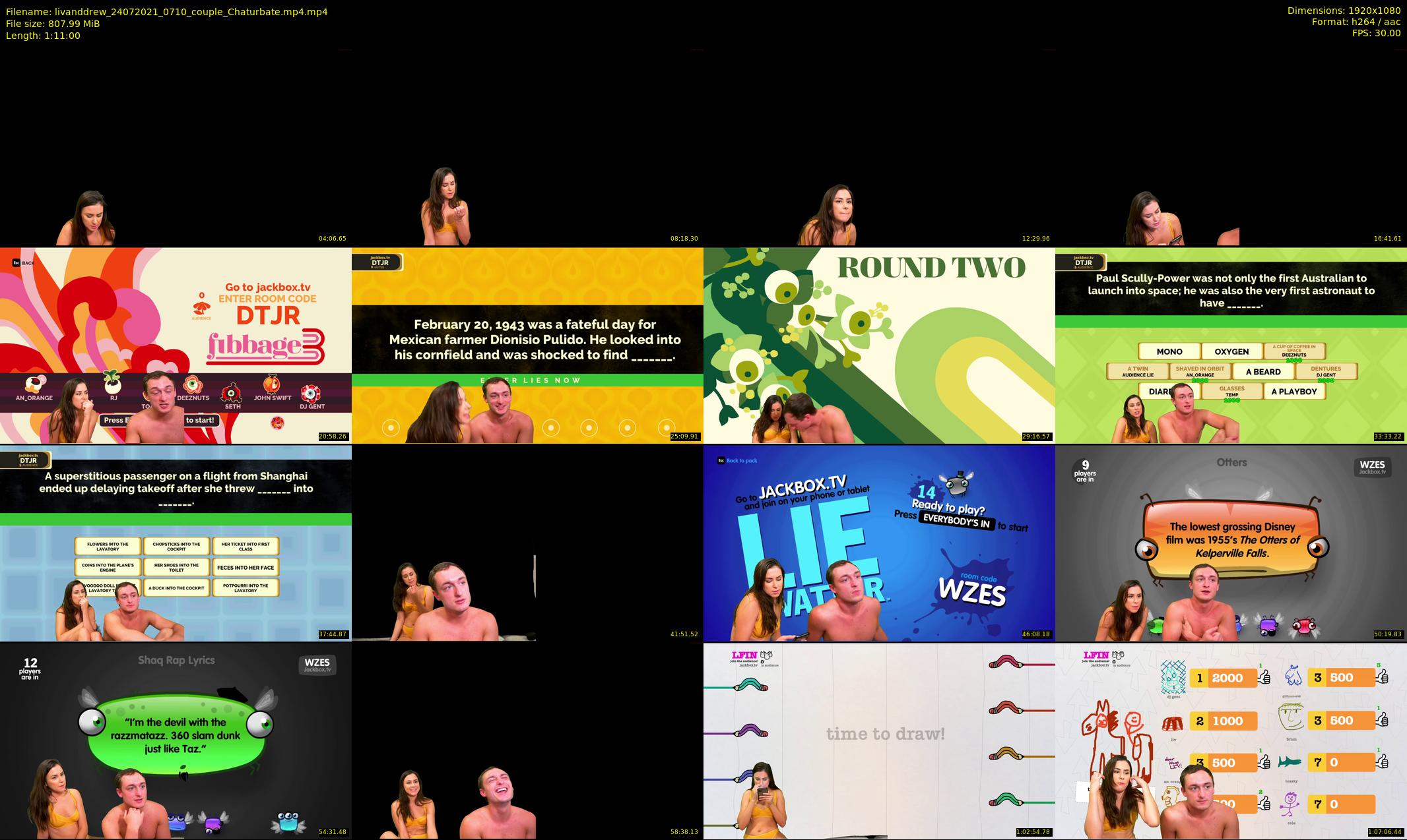 livanddrew — 71 minute Chaturbate couple cam show recording, 1080p, Jul 24, 2021