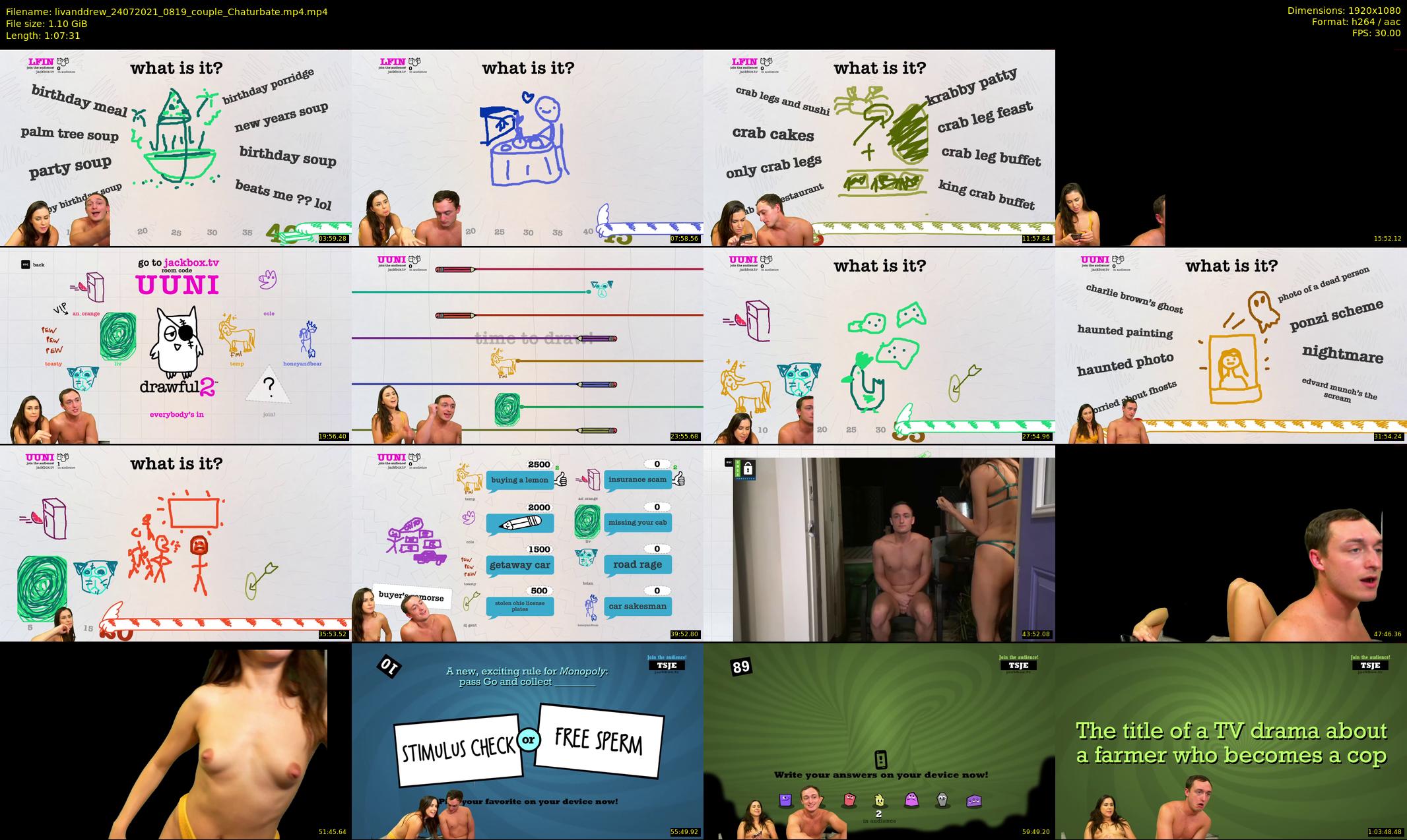 livanddrew — 68 minute Chaturbate couple cam show recording, 1080p, Jul 24, 2021