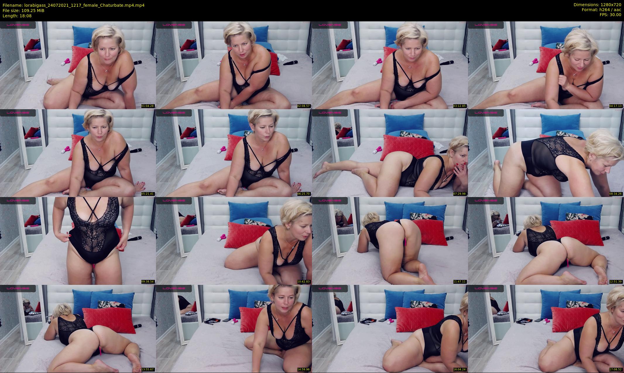 lorabigass — 19 minute Chaturbate female cam show recording, 720p, Jul 24, 2021