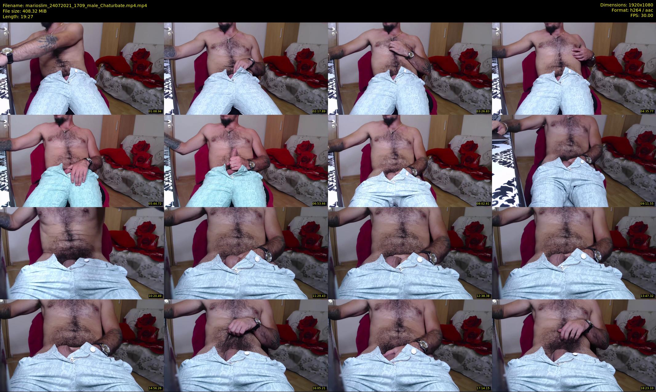 marioslim — 20 minute Chaturbate male cam show recording, 1080p, Jul 24, 2021