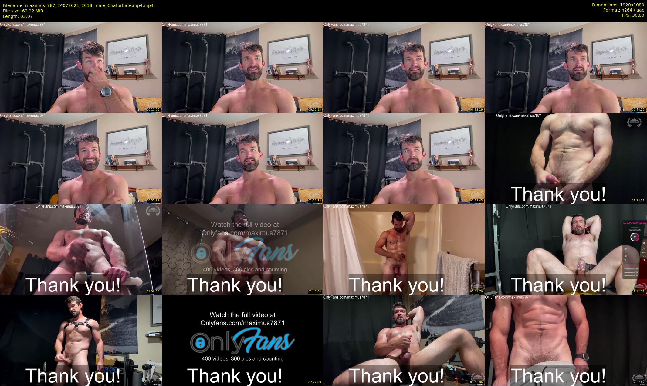 maximus_787 — 4 minute Chaturbate male cam show recording, 1080p, Jul 24, 2021