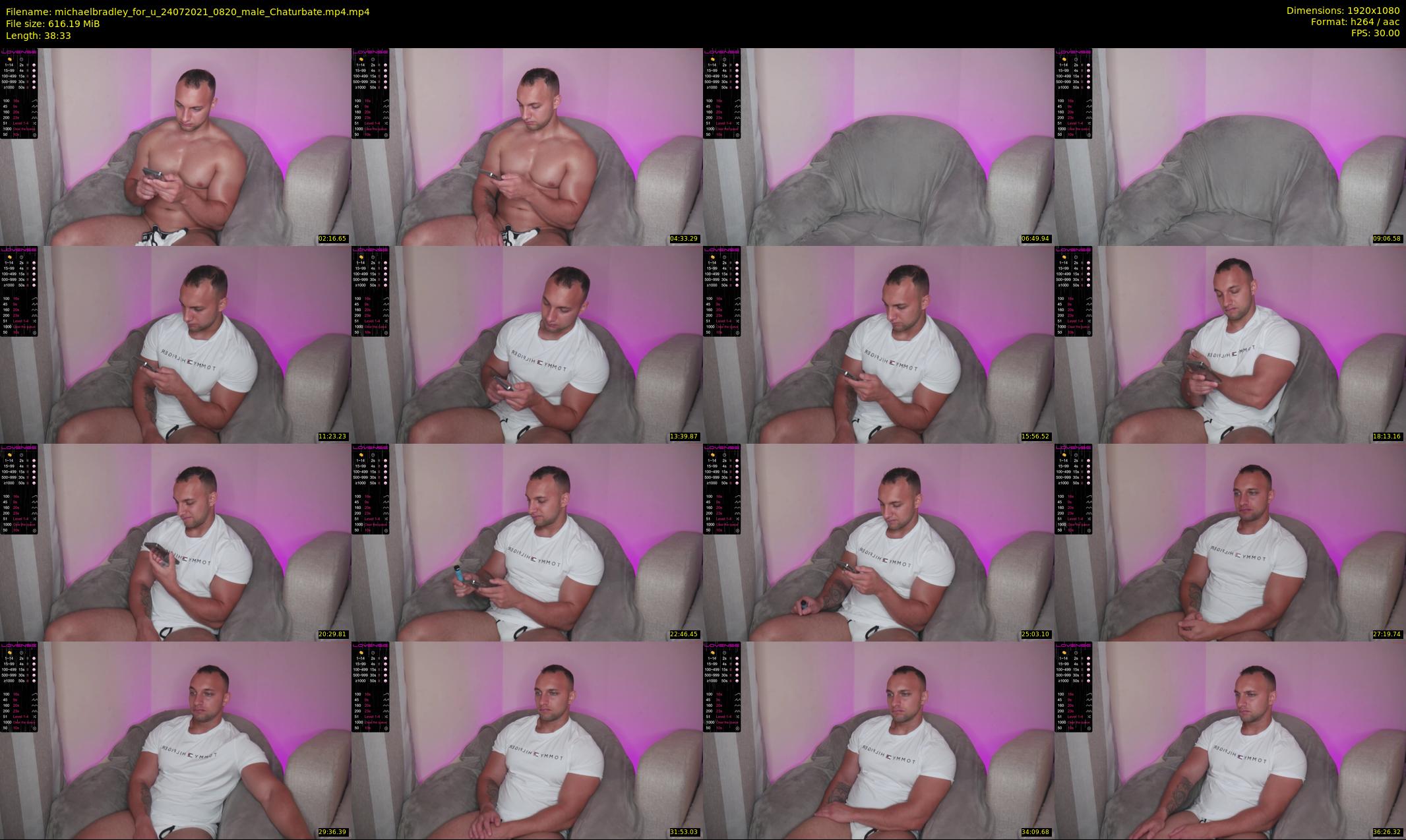 michaelbradley_for_u — 39 minute Chaturbate male cam show recording, 1080p, Jul 24, 2021